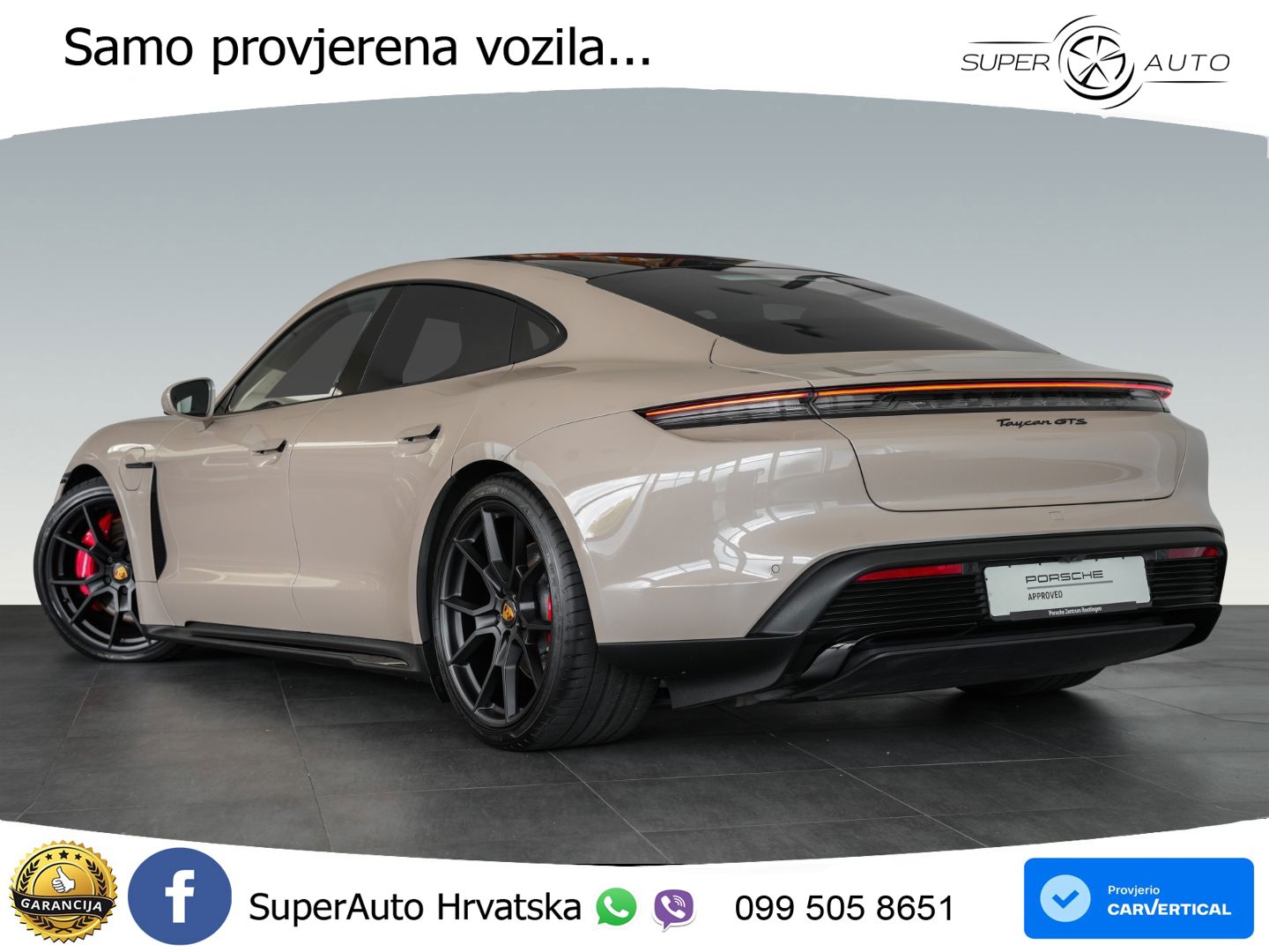 Porsche Taycan GTS Performance Plus 93.4 kWh (598 KS)