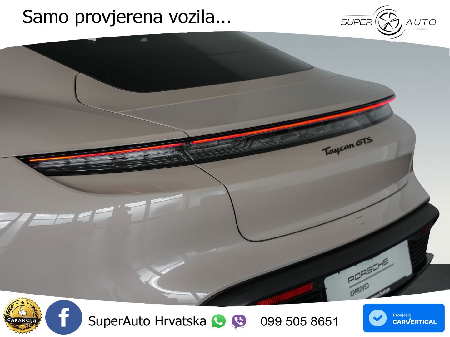 Porsche Taycan GTS Performance Plus 93.4 kWh (598 KS)