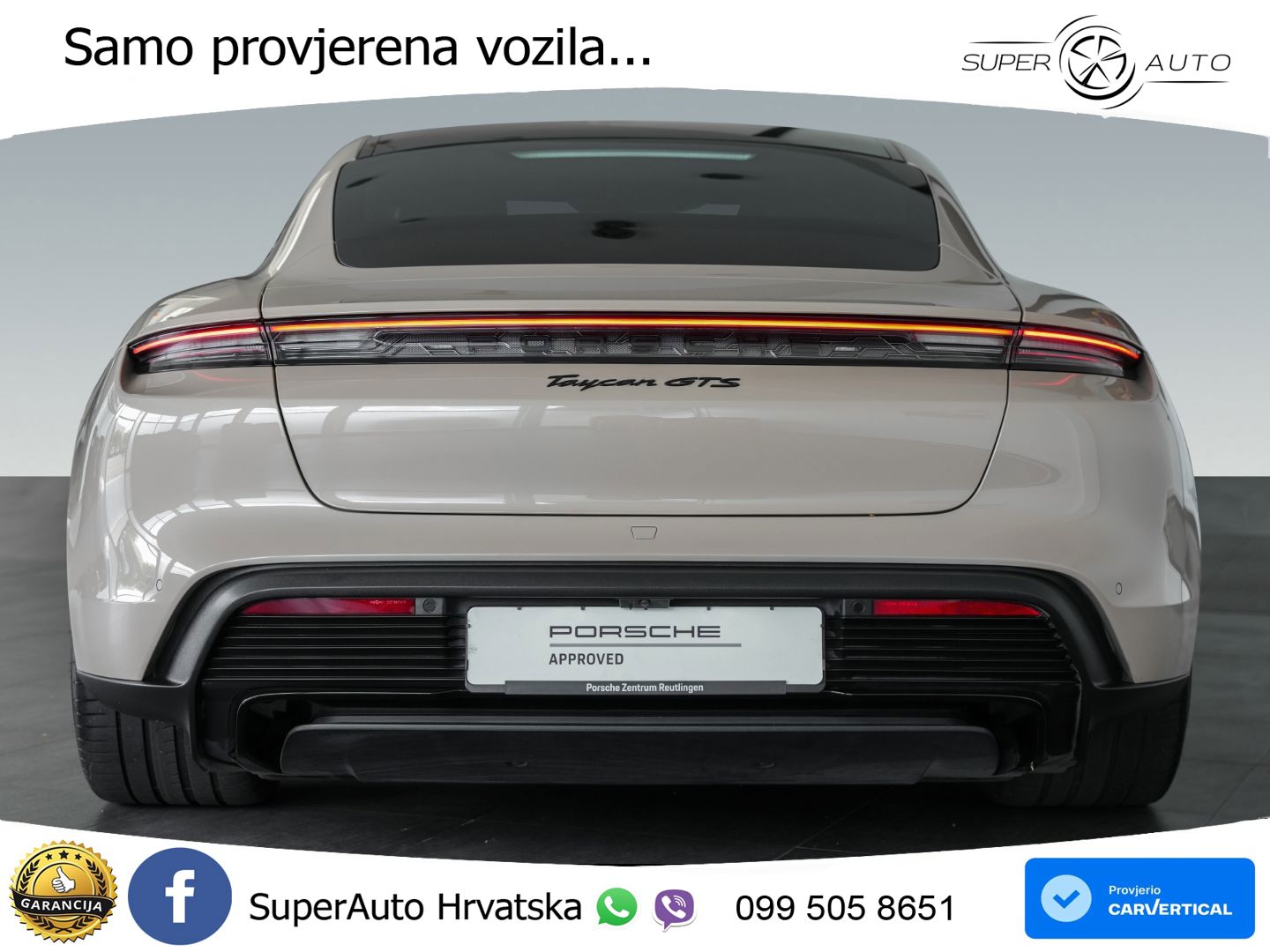 Porsche Taycan GTS Performance Plus 93.4 kWh (598 KS)