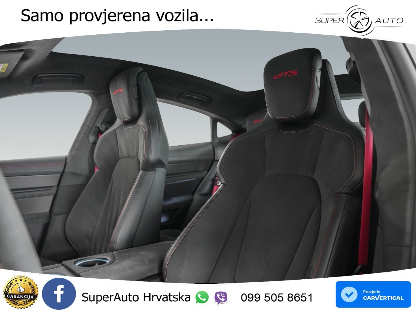 Porsche Taycan GTS Performance Plus 93.4 kWh (598 KS)