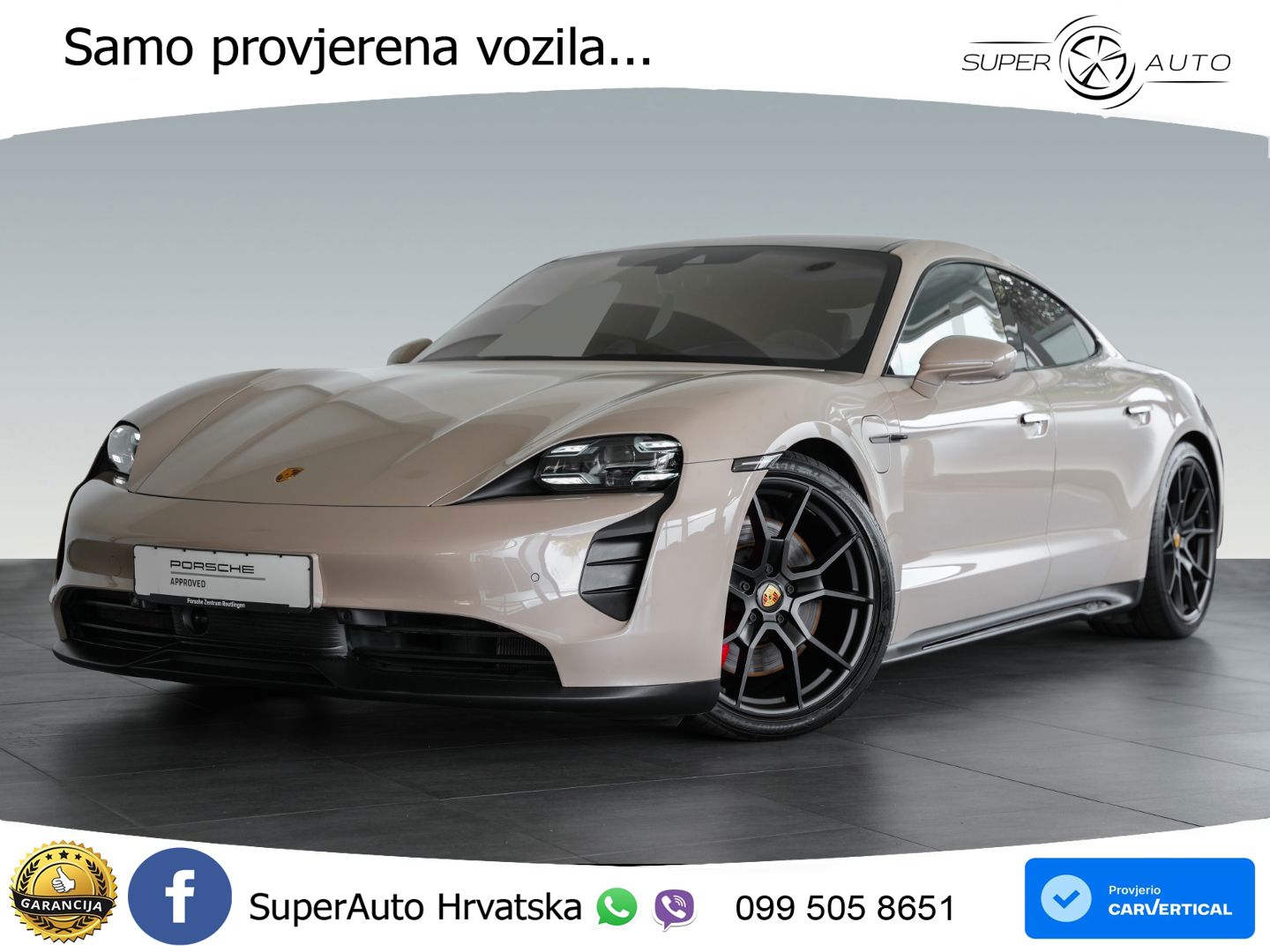 Porsche Taycan GTS Performance Plus 93.4 kWh (598 KS)