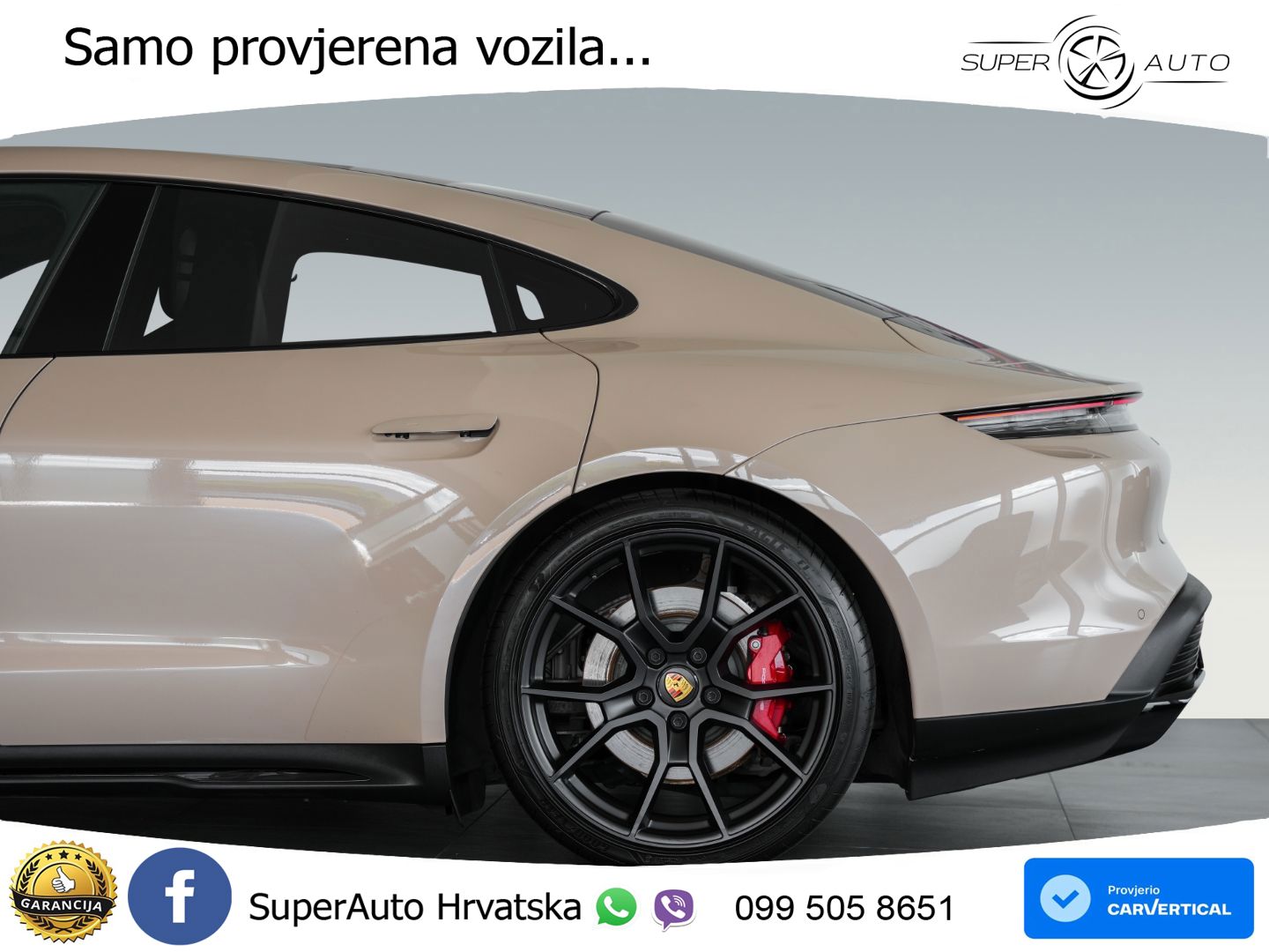 Porsche Taycan GTS Performance Plus 93.4 kWh (598 KS)