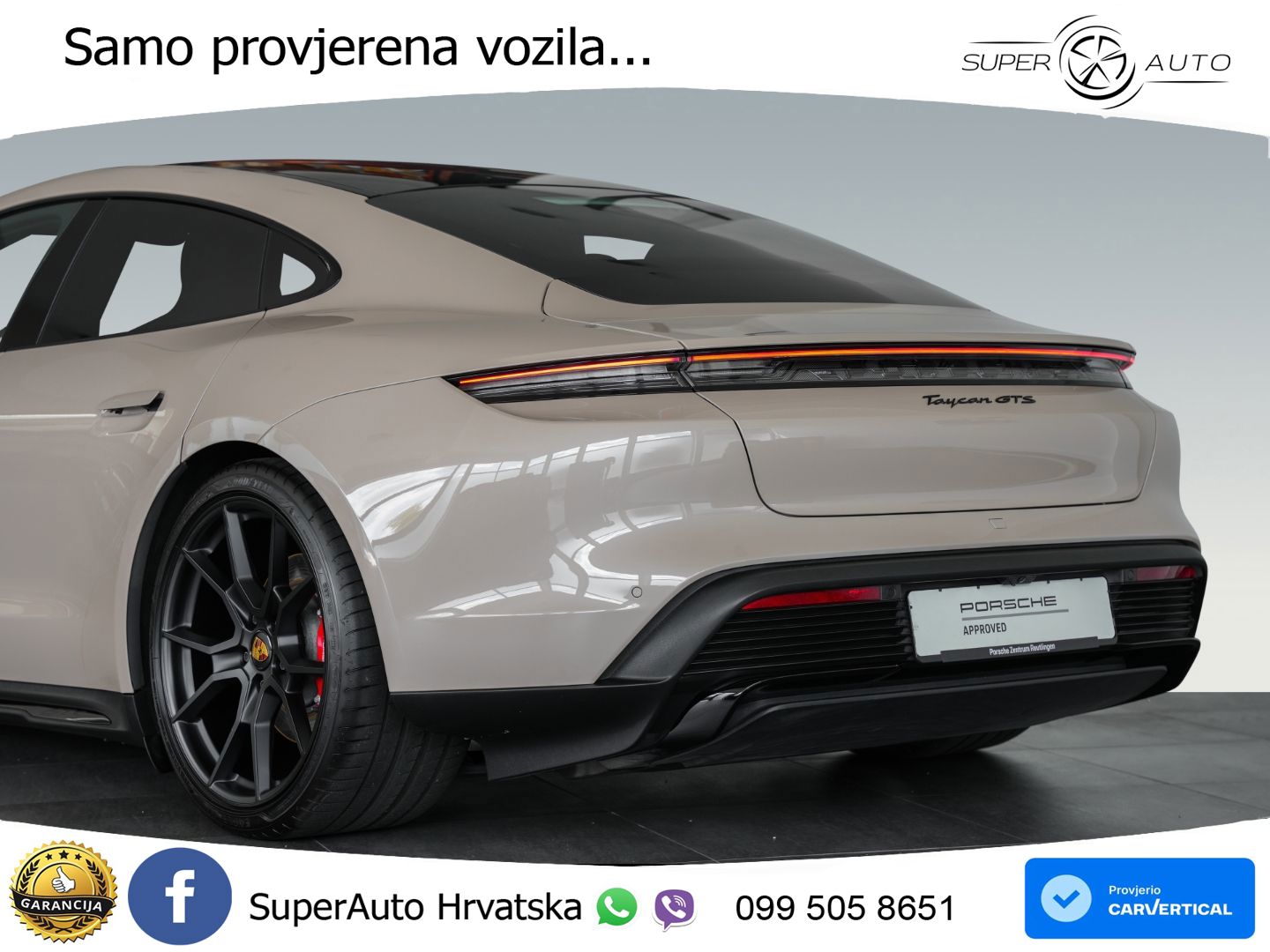 Porsche Taycan GTS Performance Plus 93.4 kWh (598 KS)