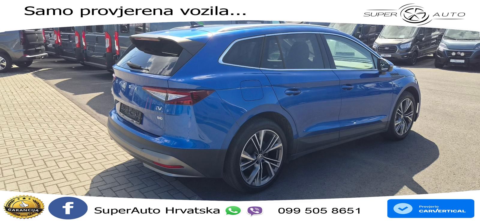 Škoda Enyaq iV 80 82 kWh (204 KS) Loft LED+GR SJED+ACC