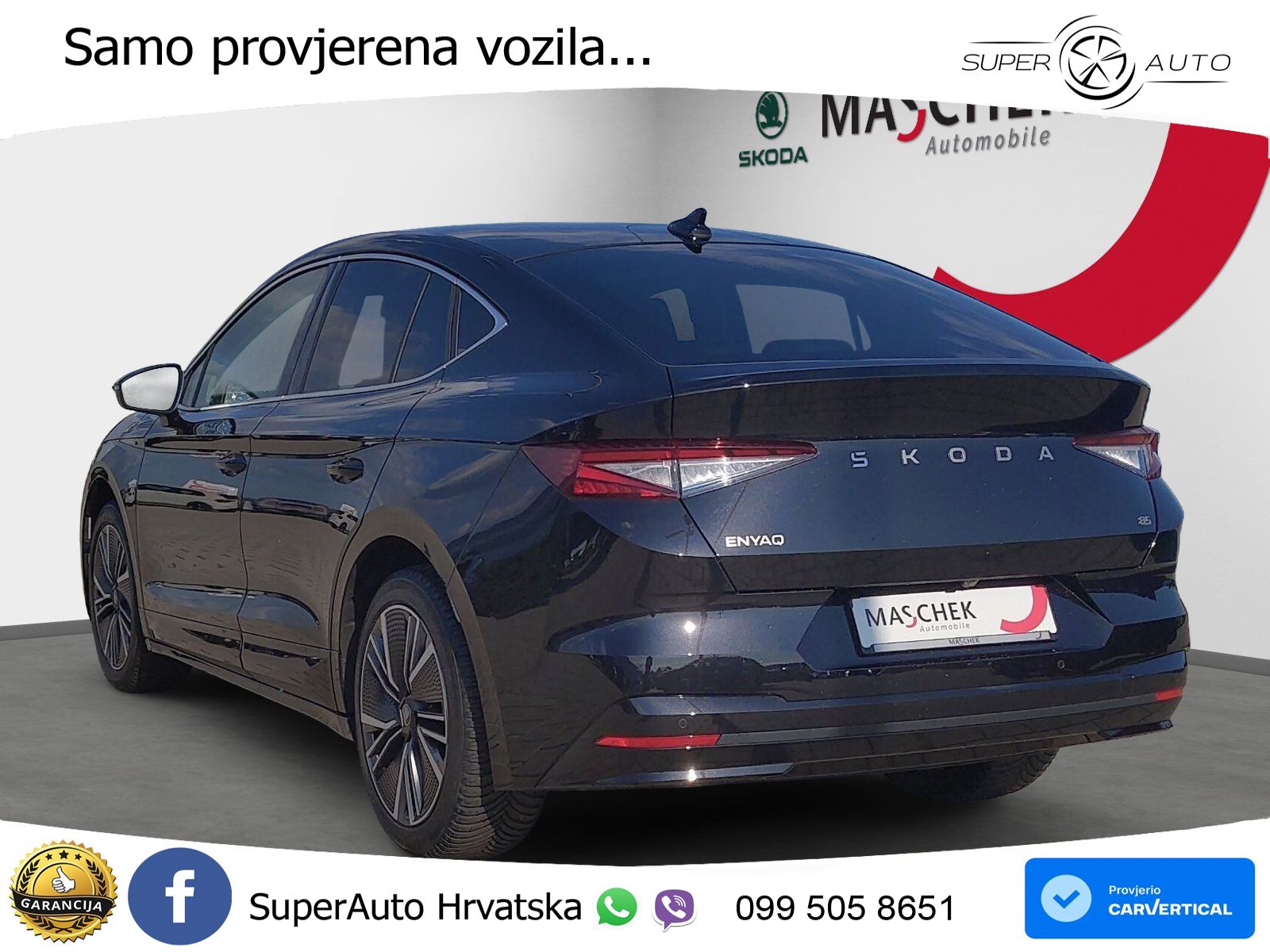 Škoda Enyaq Coupe iV 85 82 kWh (286 KS) LED+GR SJED+ACC