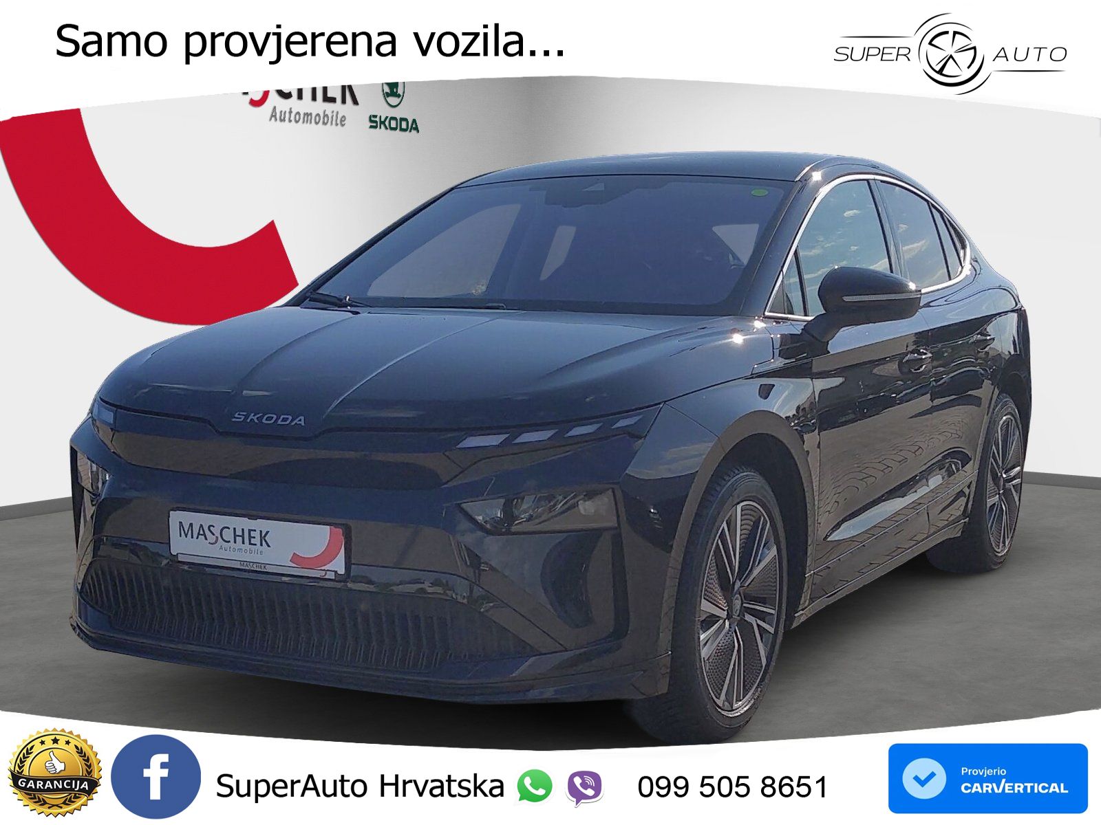 Škoda Enyaq Coupe iV 85 82 kWh (286 KS) LED+GR SJED+ACC