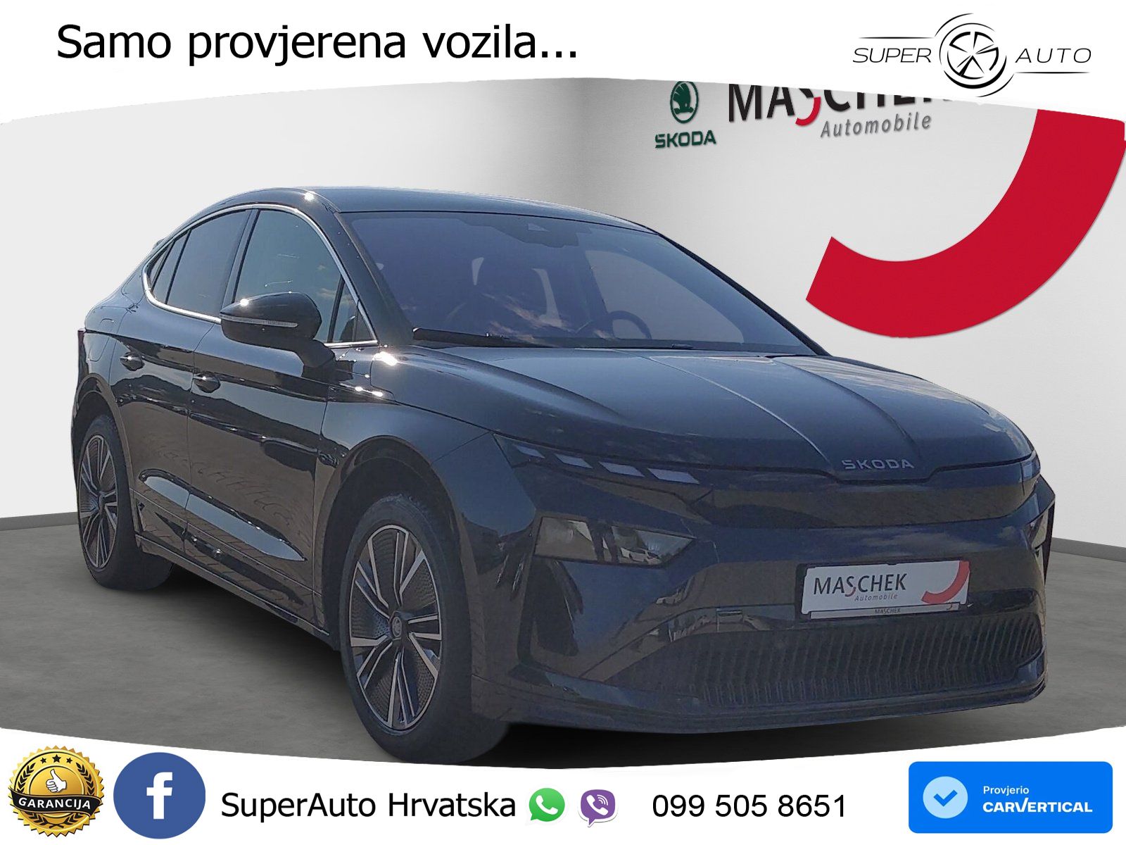 Škoda Enyaq Coupe iV 85 82 kWh (286 KS) LED+GR SJED+ACC