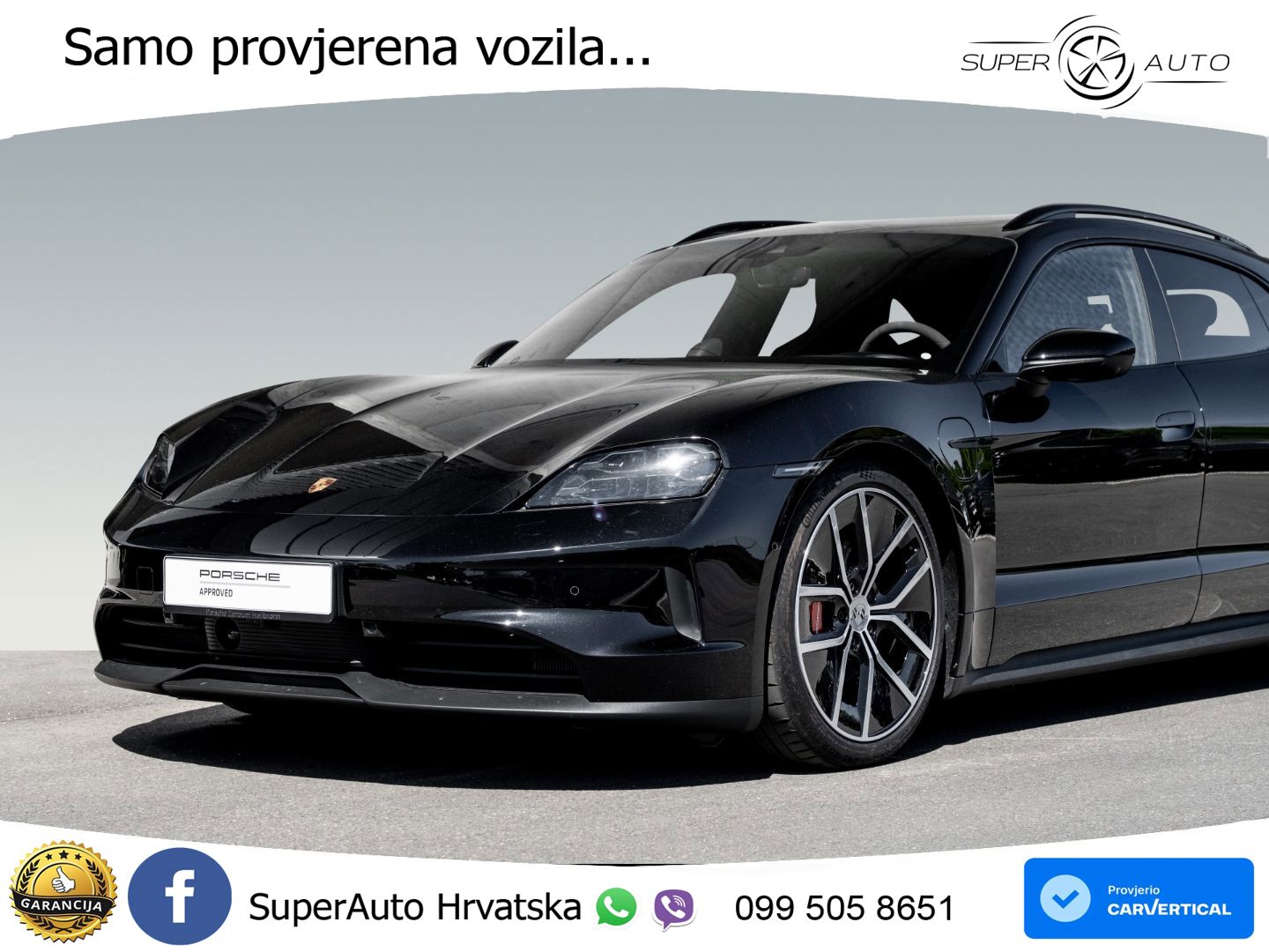 Porsche Taycan Sport Turismo 4S 105 kWh (598 KS)