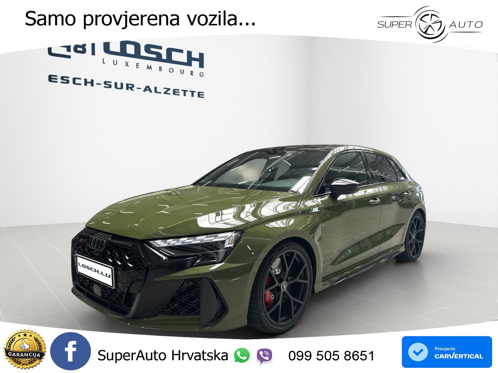 Audi RS3 Sportback 2.5 TFSI (400 KS) quattro S tronic
