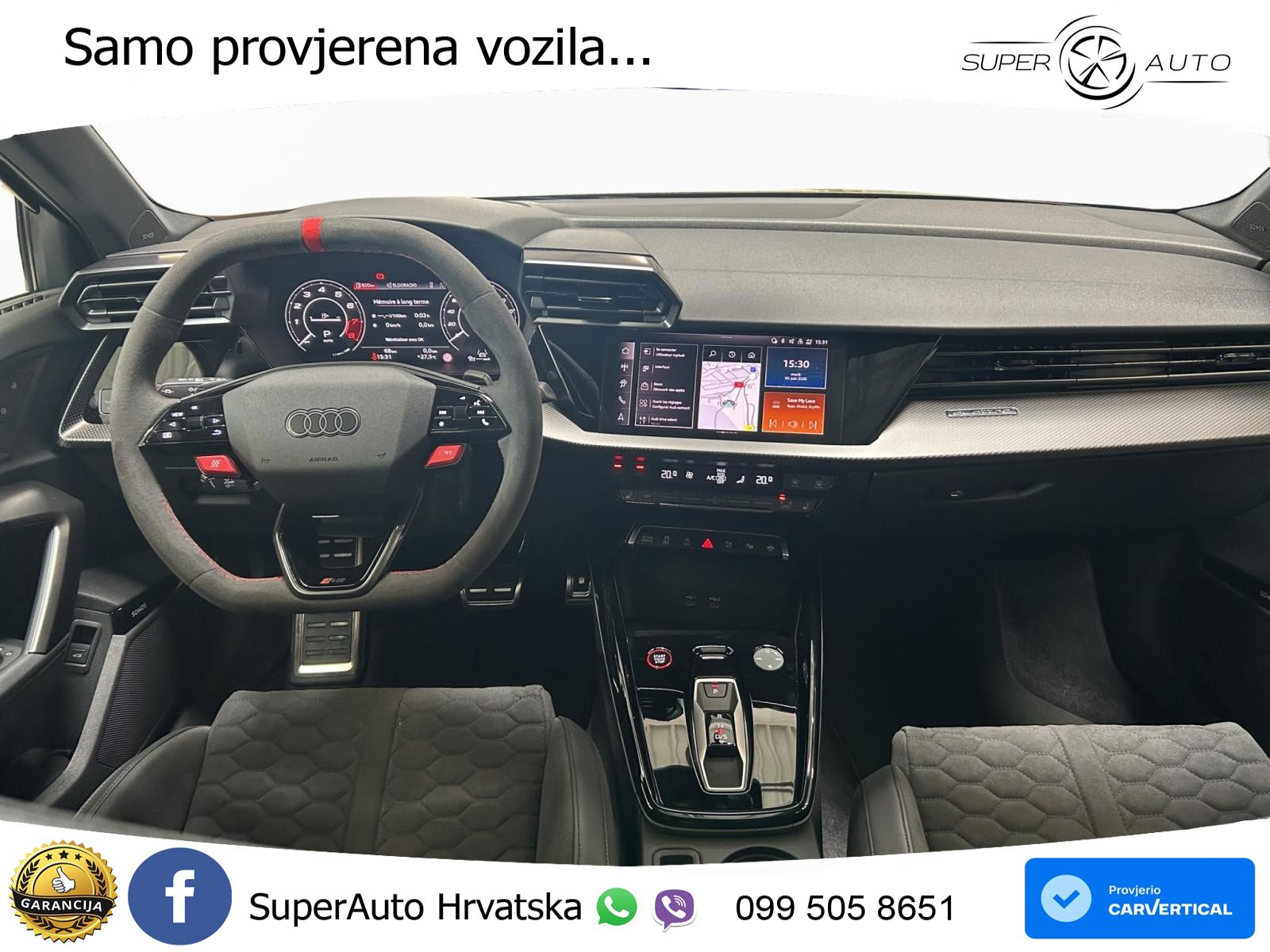 Audi RS3 Sportback 2.5 TFSI (400 KS) quattro S tronic