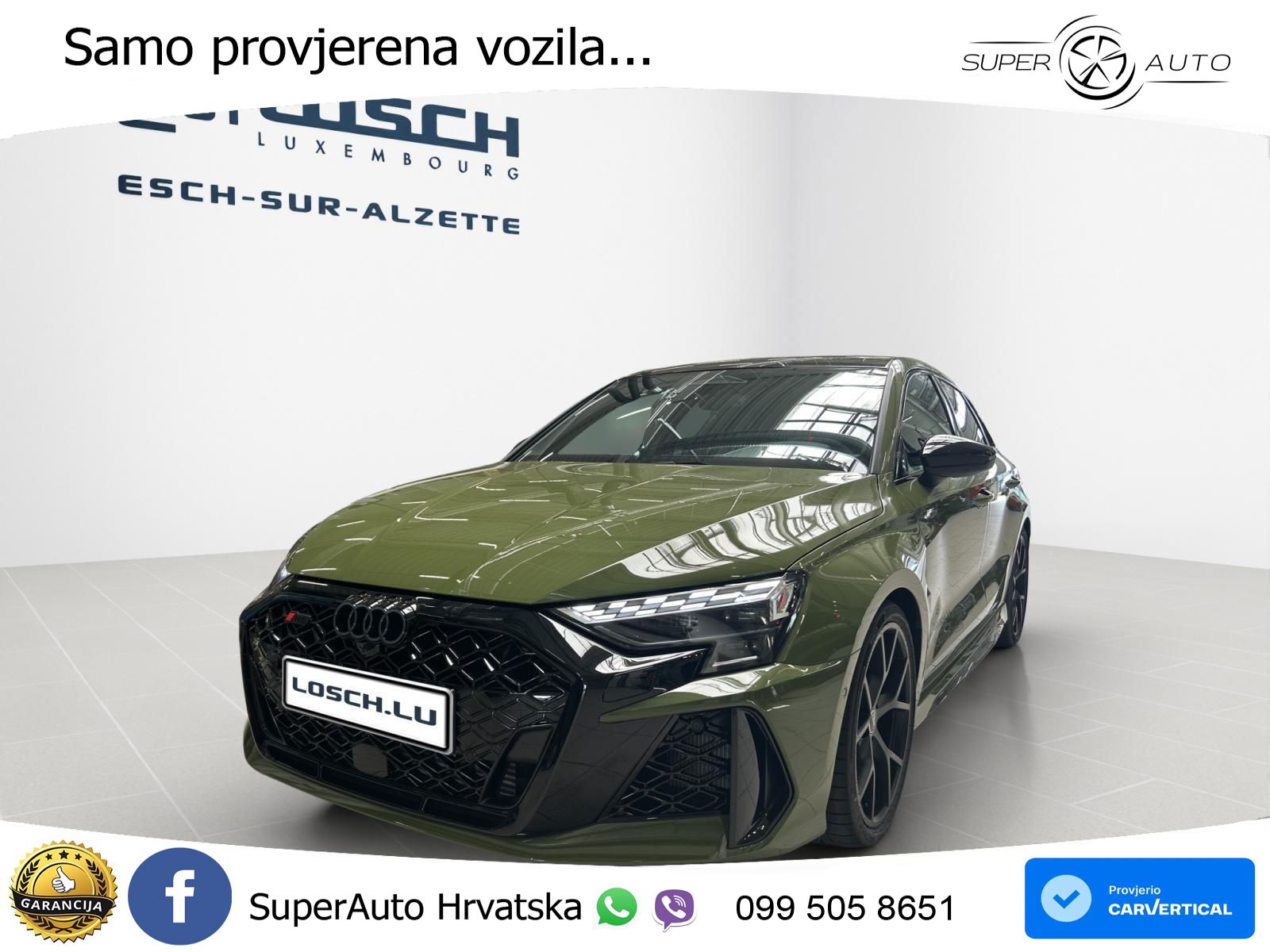 Audi RS3 Sportback 2.5 TFSI (400 KS) quattro S tronic