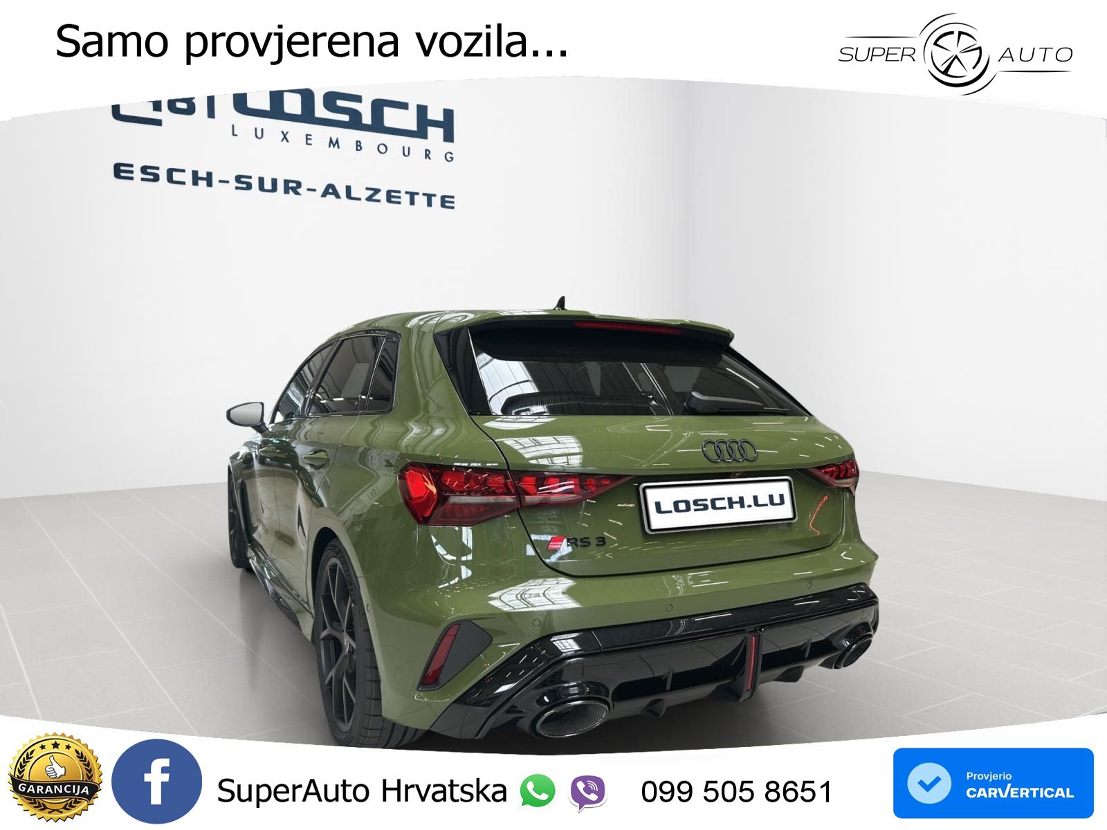 Audi RS3 Sportback 2.5 TFSI (400 KS) quattro S tronic