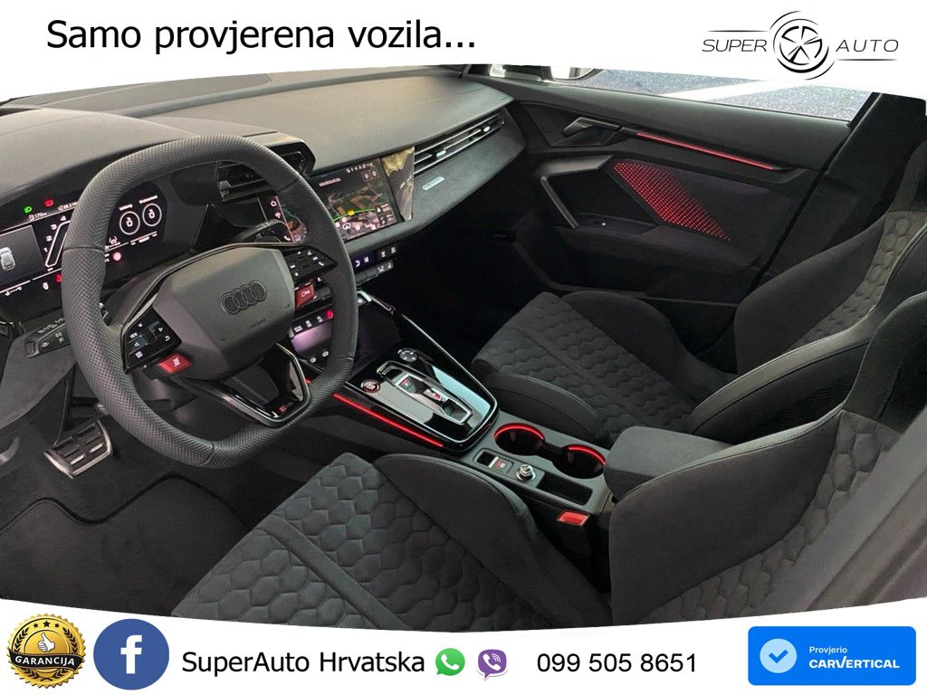 Audi RS3 Sedan 2.5 TFSI (400 KS) quattro S tronic LED+GR SJED+ACC