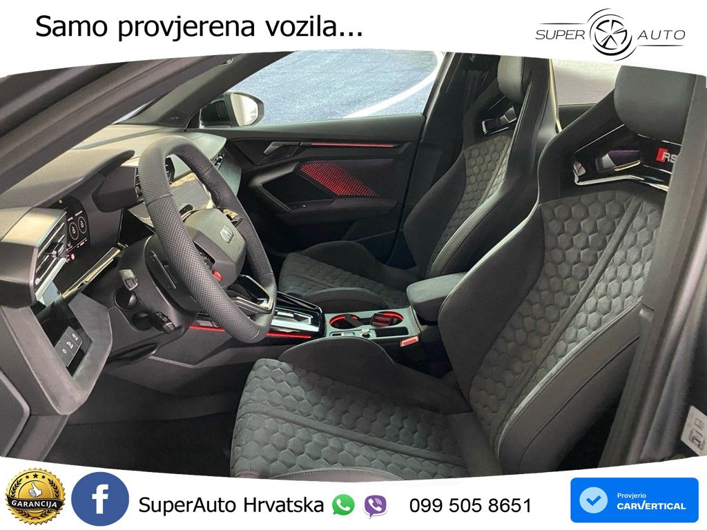 Audi RS3 Sedan 2.5 TFSI (400 KS) quattro S tronic LED+GR SJED+ACC
