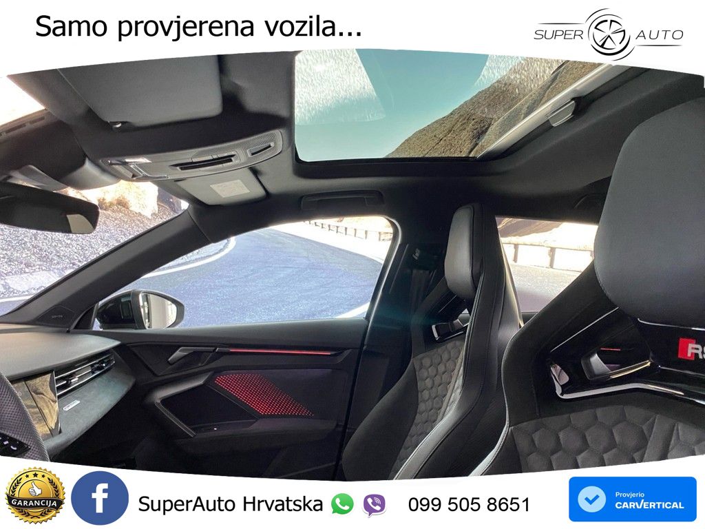 Audi RS3 Sedan 2.5 TFSI (400 KS) quattro S tronic LED+GR SJED+ACC