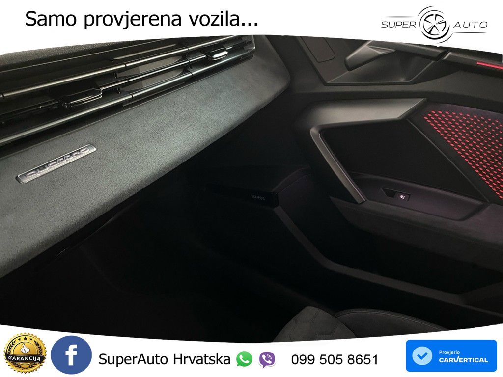 Audi RS3 Sedan 2.5 TFSI (400 KS) quattro S tronic LED+GR SJED+ACC