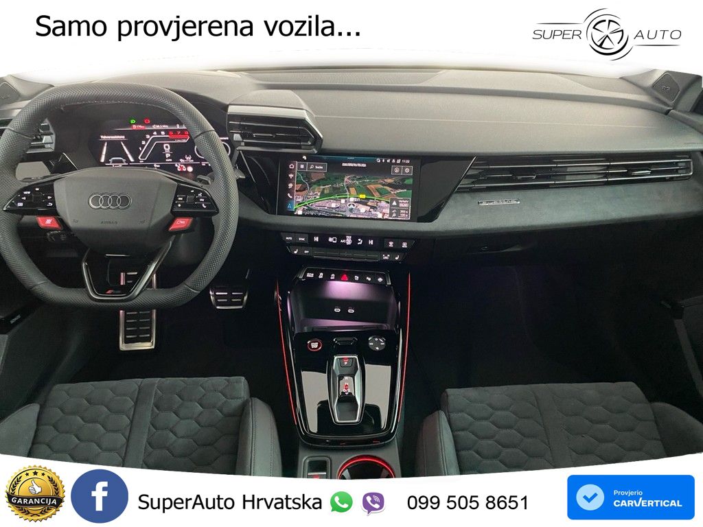 Audi RS3 Sedan 2.5 TFSI (400 KS) quattro S tronic LED+GR SJED+ACC