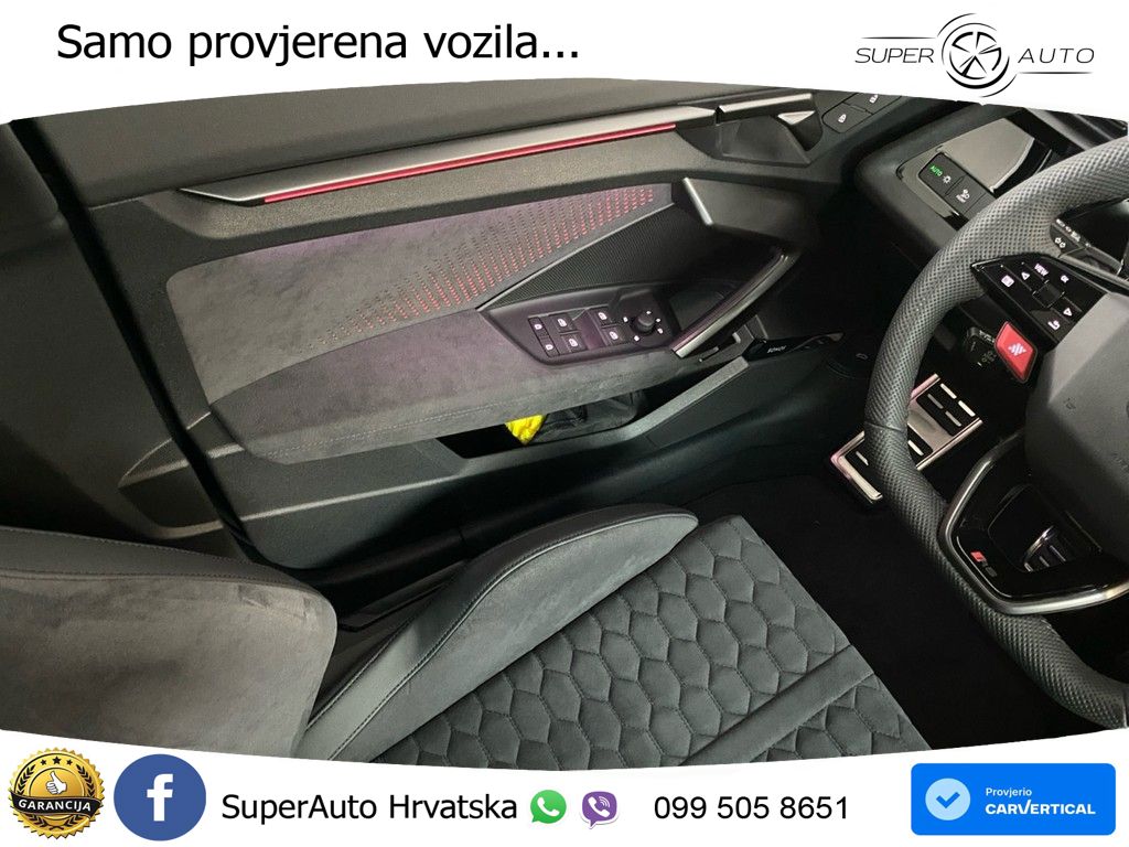 Audi RS3 Sedan 2.5 TFSI (400 KS) quattro S tronic LED+GR SJED+ACC