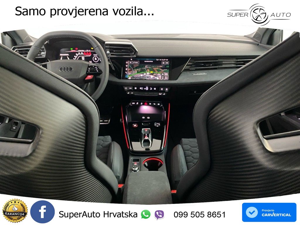Audi RS3 Sedan 2.5 TFSI (400 KS) quattro S tronic LED+GR SJED+ACC