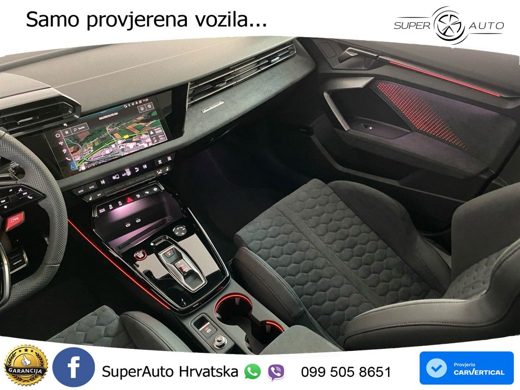 Audi RS3 Sedan 2.5 TFSI (400 KS) quattro S tronic LED+GR SJED+ACC