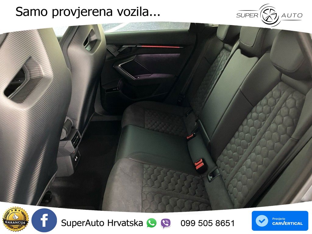 Audi RS3 Sedan 2.5 TFSI (400 KS) quattro S tronic LED+GR SJED+ACC