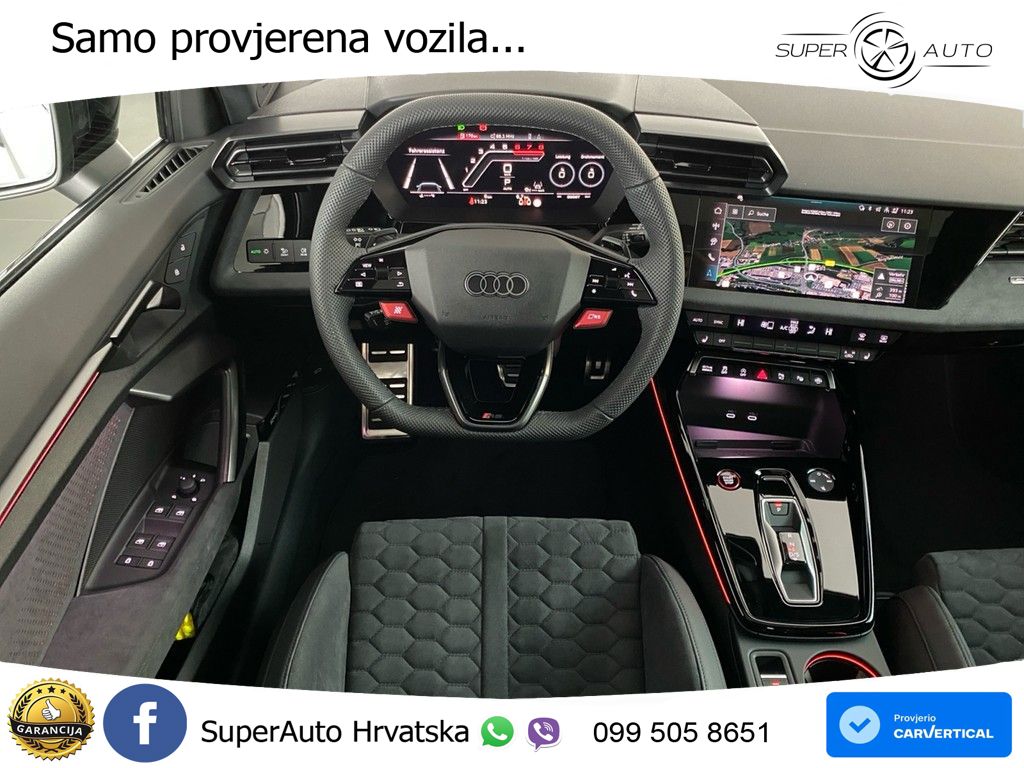 Audi RS3 Sedan 2.5 TFSI (400 KS) quattro S tronic LED+GR SJED+ACC