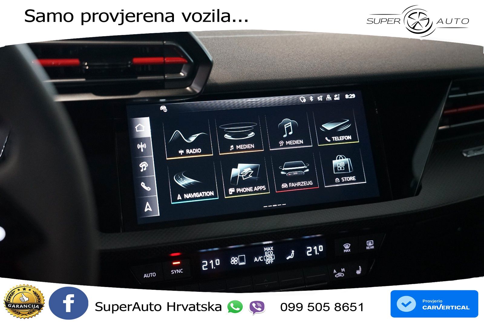 Audi RS3 Sedan 2.5 TFSI (400 KS) quattro S tronic LED+GR SJED+ACC