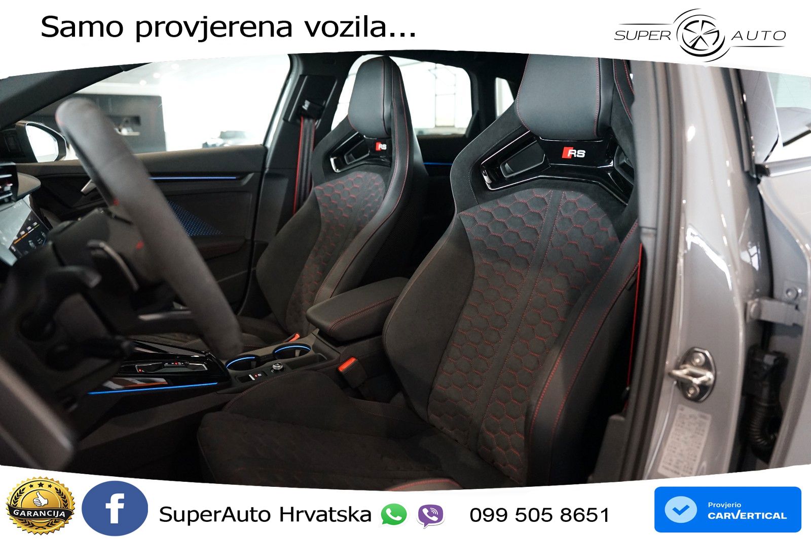 Audi RS3 Sedan 2.5 TFSI (400 KS) quattro S tronic LED+GR SJED+ACC