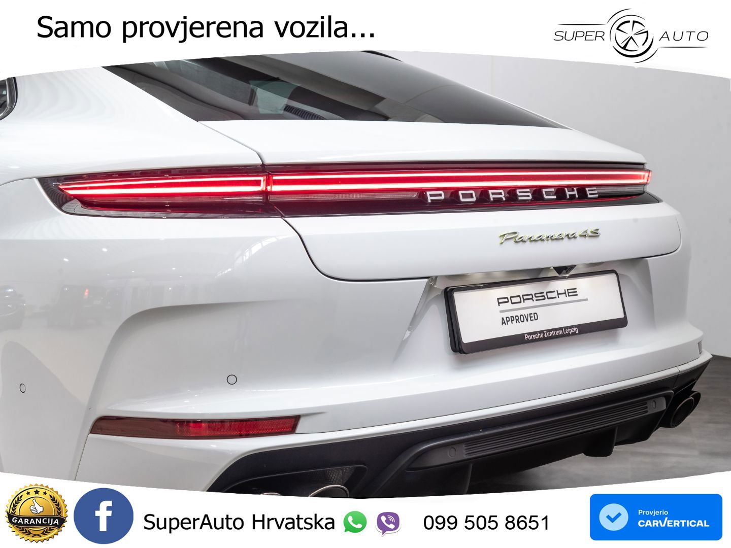 Porsche Panamera 4S 2.9 V6 (544 KS) E-Hybrid PDK ACC+HEAD+4xGR SJED+360+PANO
