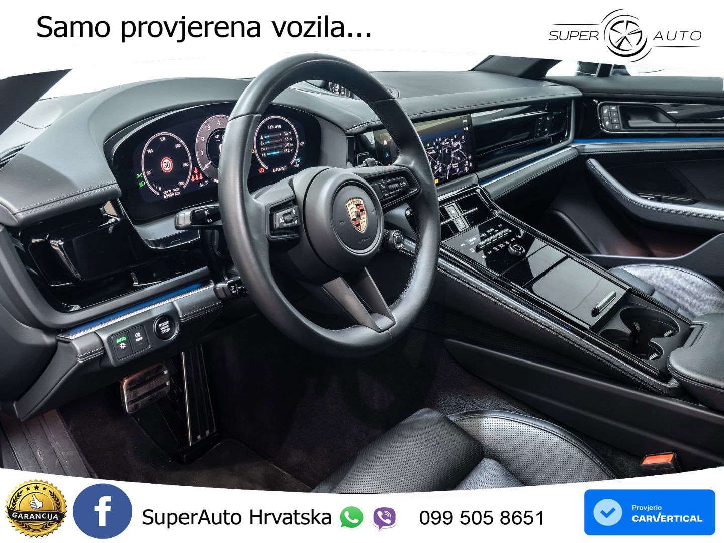 Porsche Panamera 4S 2.9 V6 (544 KS) E-Hybrid PDK ACC+HEAD+4xGR SJED+360+PANO