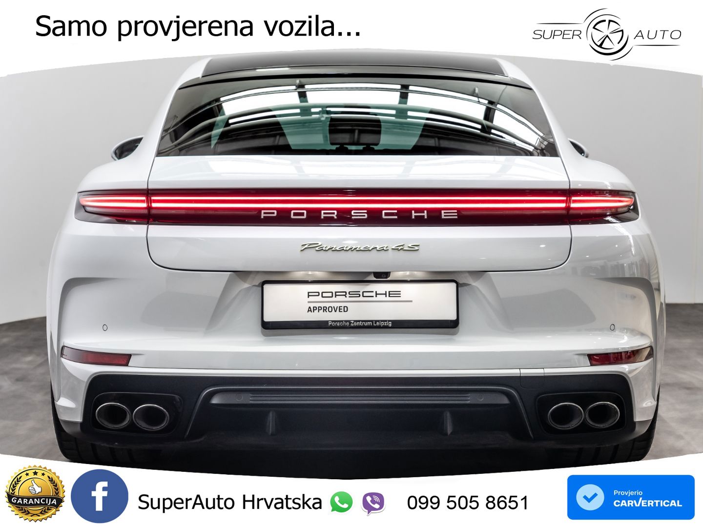 Porsche Panamera 4S 2.9 V6 (544 KS) E-Hybrid PDK ACC+HEAD+4xGR SJED+360+PANO