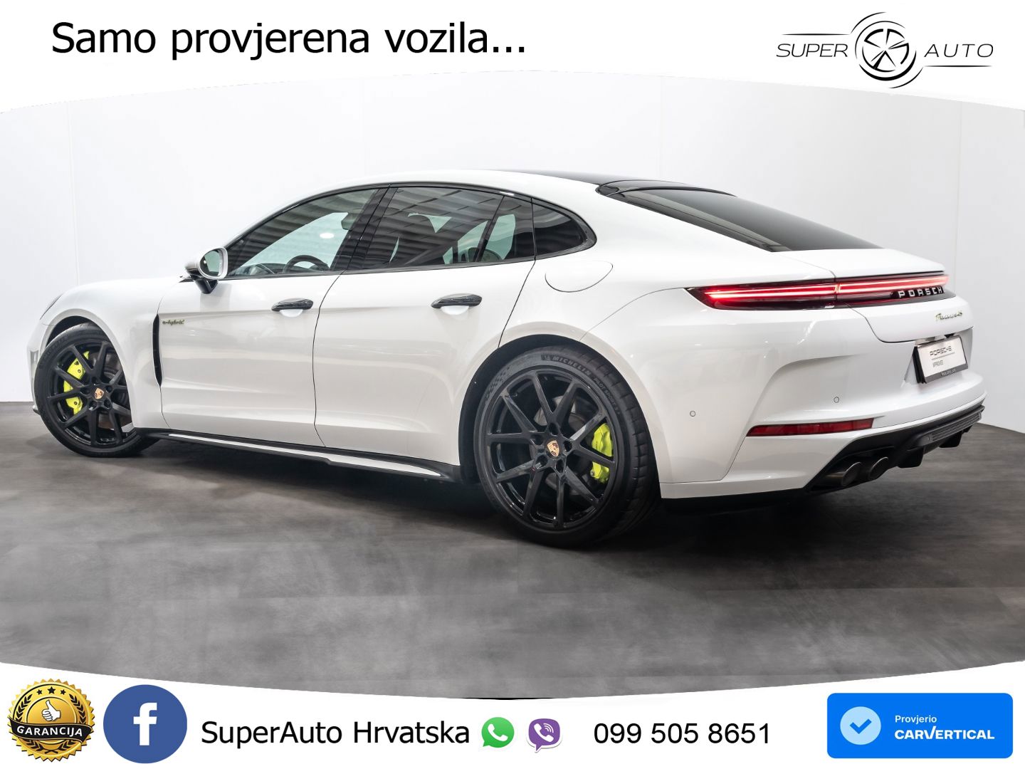 Porsche Panamera 4S 2.9 V6 (544 KS) E-Hybrid PDK ACC+HEAD+4xGR SJED+360+PANO