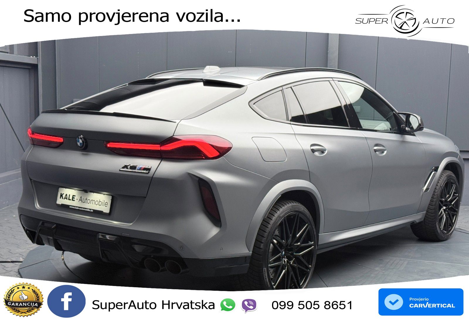 BMW X6 M Competition 4.4 V8 (625 KS) xDrive Steptronic LED+GR SJED+ACC