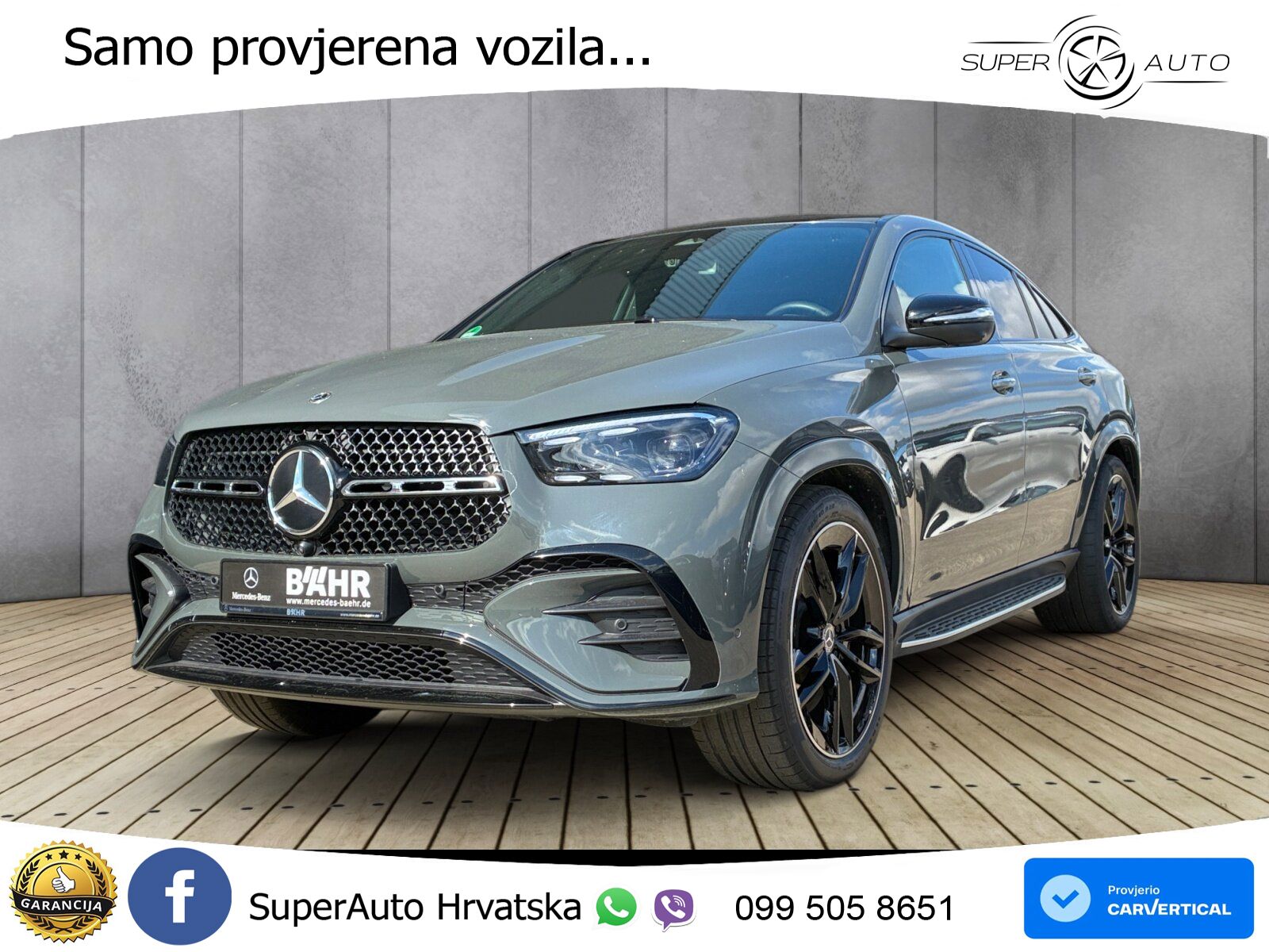 Mercedes GLE Coupe 450d (367 KS) EQ Boost 4MATIC 9G-TRONIC AMG LED+GR SJED+ACC
