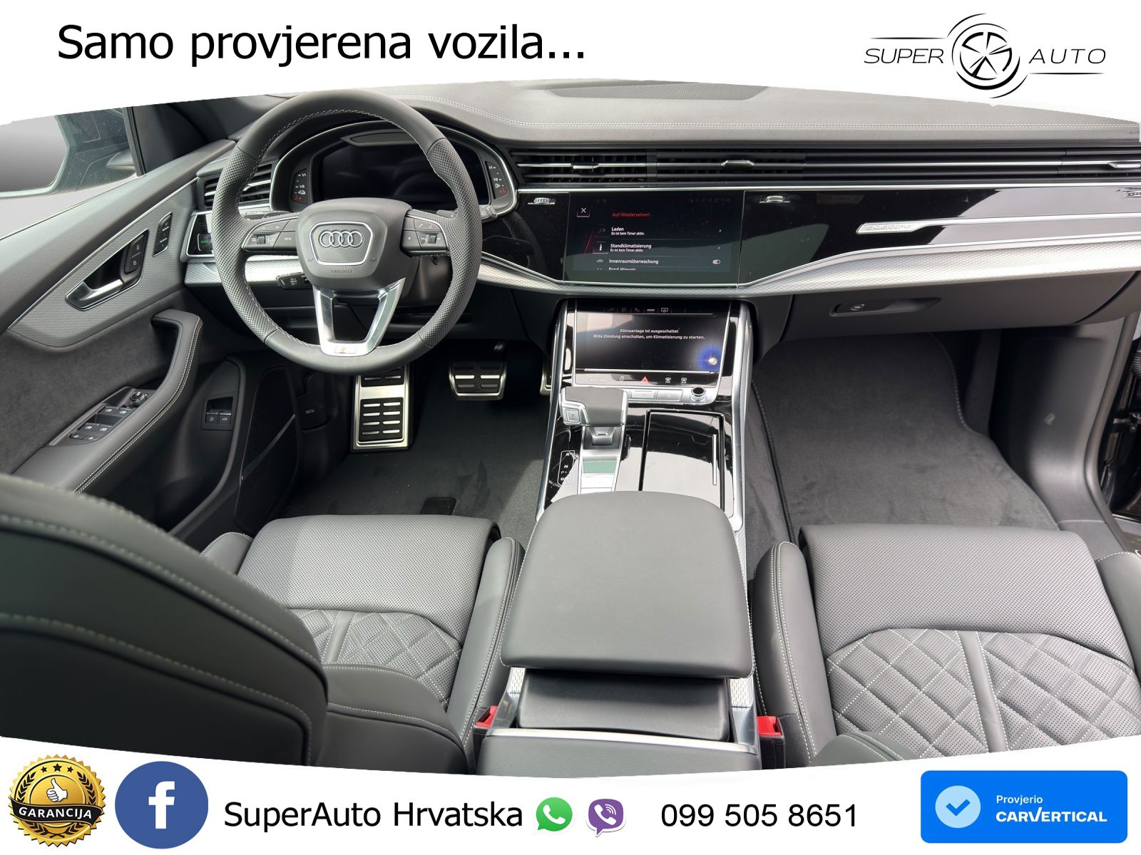 Audi Q8 60 TFSIe V6 (490 KS) quattro Tiptronic S line 489 KS LED+GR SJED+ACC