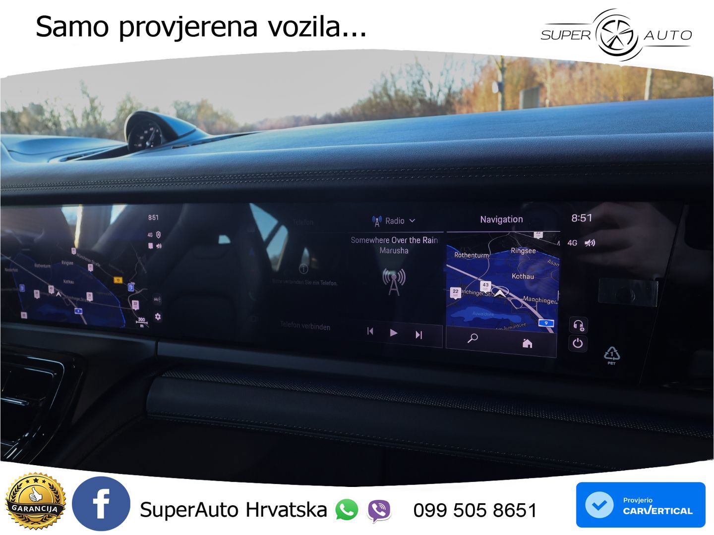Porsche Panamera 4 2.9 V6 (470 KS) E-Hybrid PDK ACC+HEAD+4xGR SJED+360+PANO