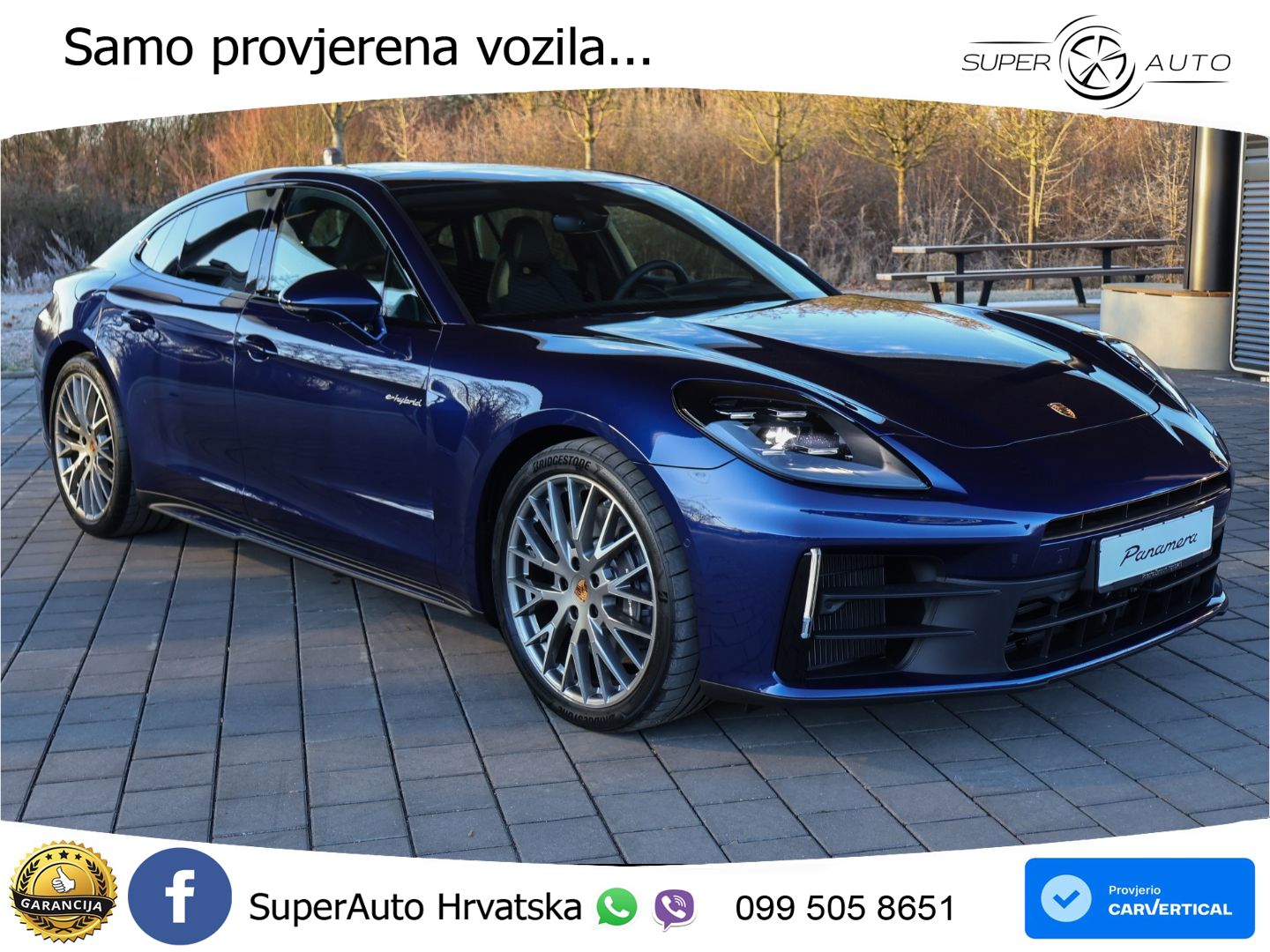 Porsche Panamera 4 2.9 V6 (470 KS) E-Hybrid PDK ACC+HEAD+4xGR SJED+360+PANO
