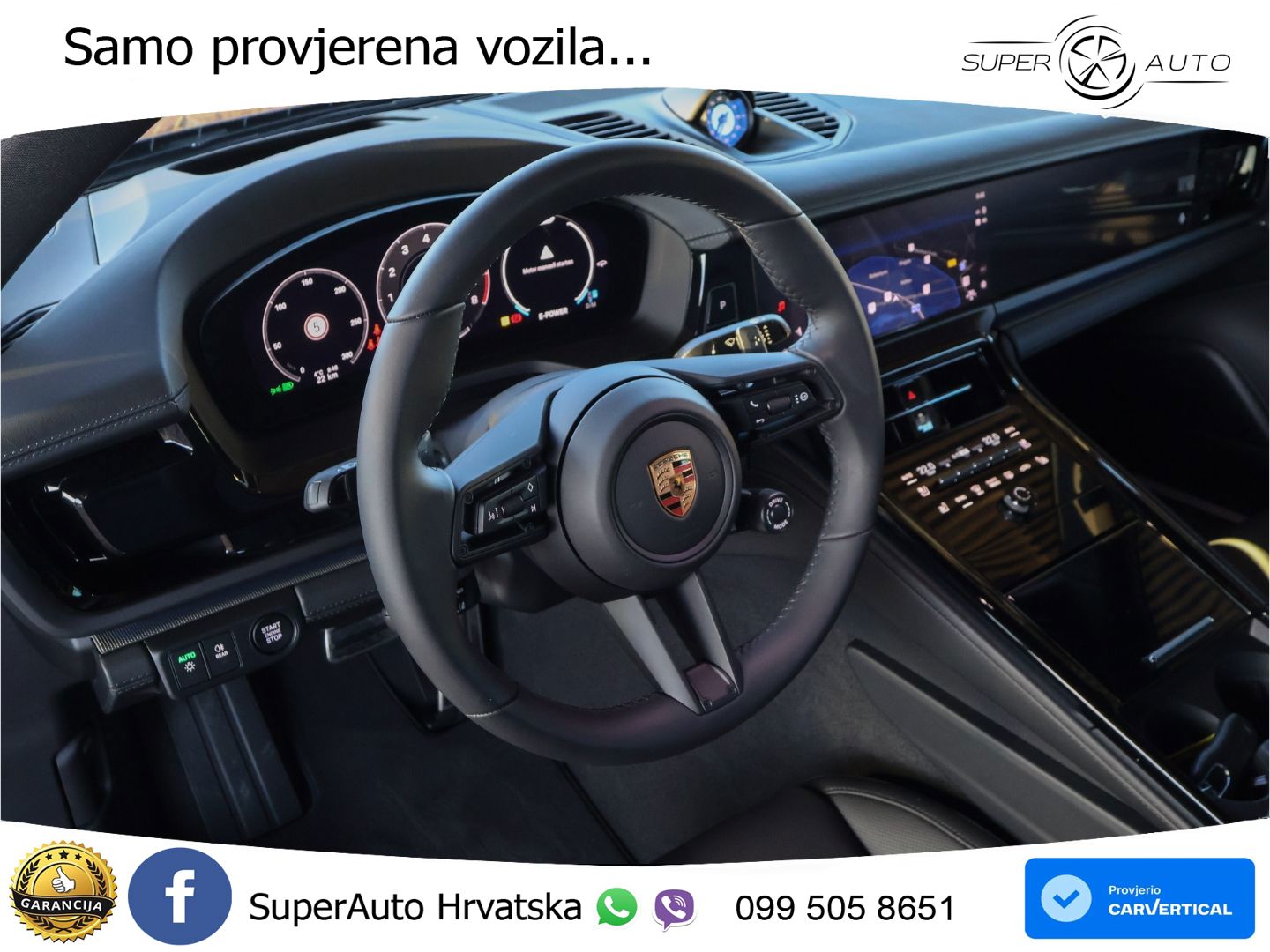 Porsche Panamera 4 2.9 V6 (470 KS) E-Hybrid PDK ACC+HEAD+4xGR SJED+360+PANO