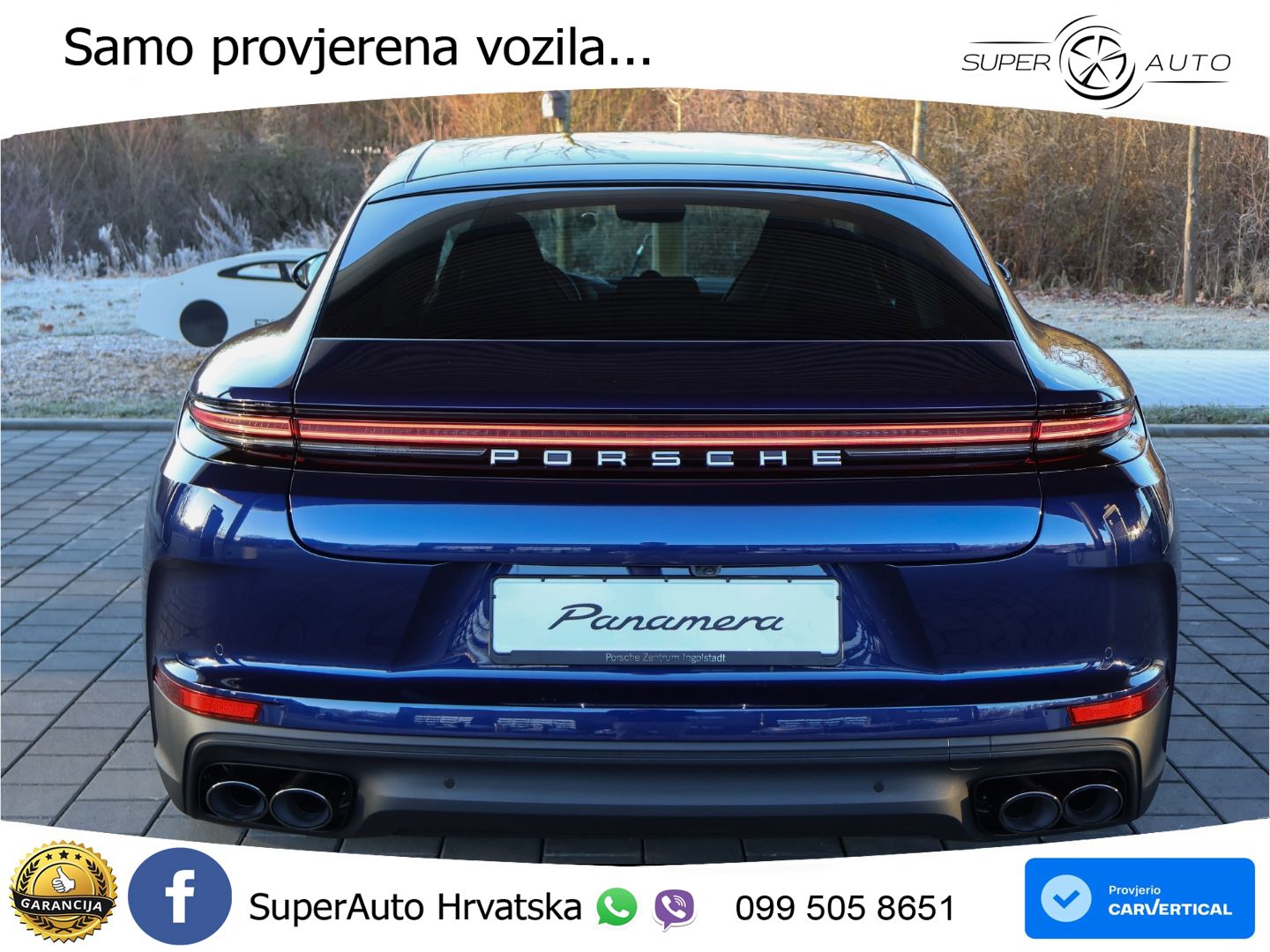 Porsche Panamera 4 2.9 V6 (470 KS) E-Hybrid PDK ACC+HEAD+4xGR SJED+360+PANO