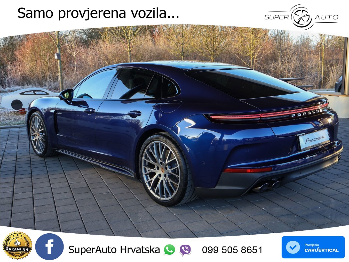 Porsche Panamera 4 2.9 V6 (470 KS) E-Hybrid PDK ACC+HEAD+4xGR SJED+360+PANO