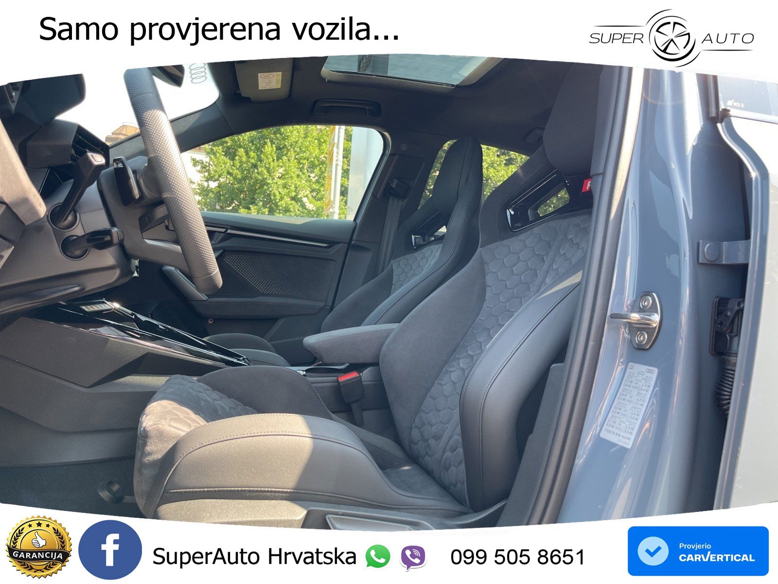 Audi RS3 Sedan 2.5 TFSI (400 KS) quattro S tronic LED+GR SJED+ACC