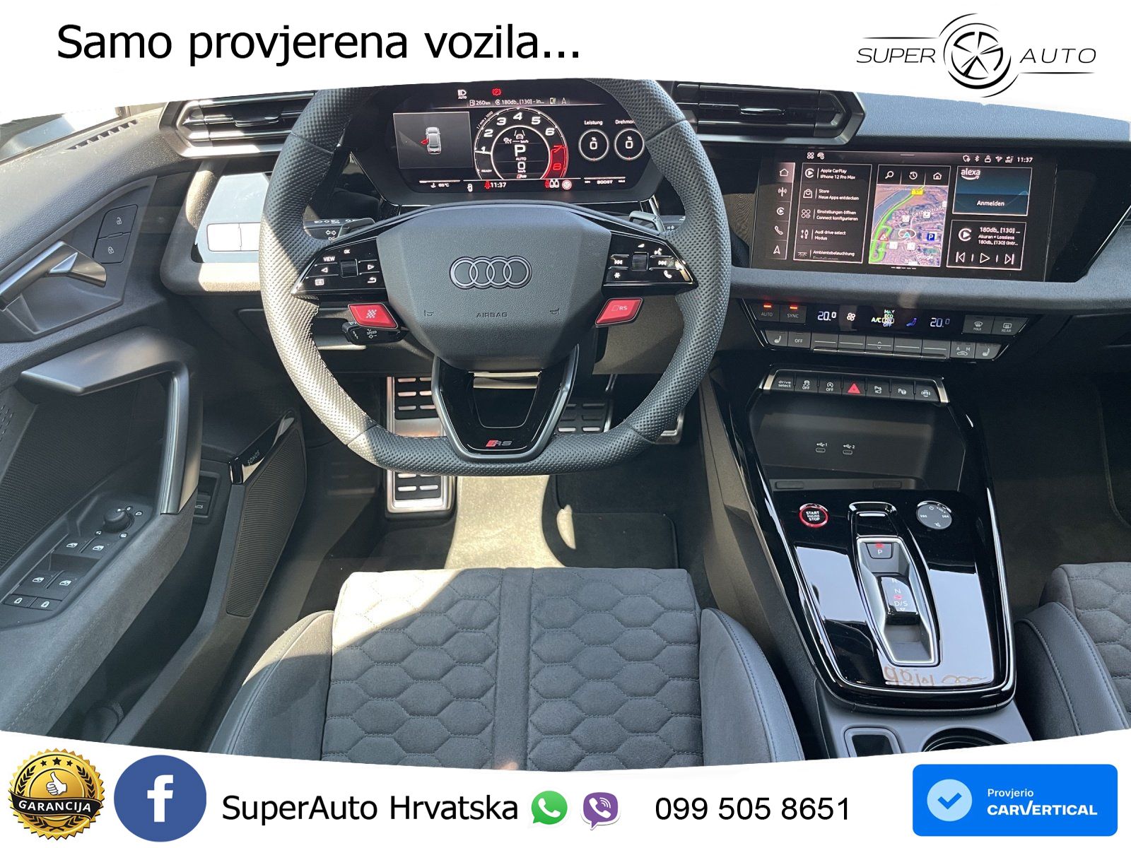 Audi RS3 Sedan 2.5 TFSI (400 KS) quattro S tronic LED+GR SJED+ACC