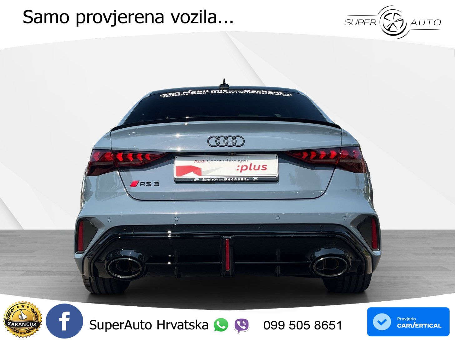 Audi RS3 Sedan 2.5 TFSI (400 KS) quattro S tronic LED+GR SJED+ACC