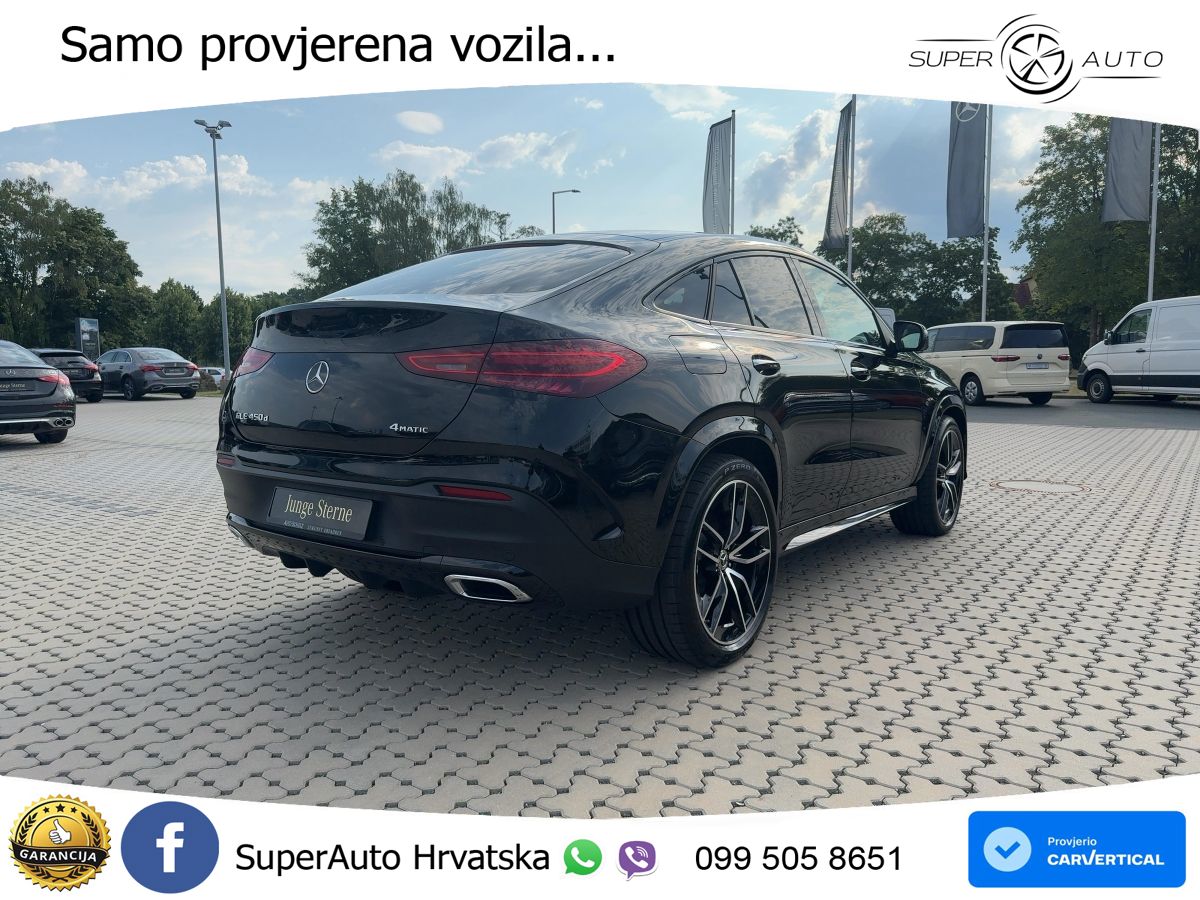 Mercedes GLE Coupe 450d (367 KS) EQ Boost 4MATIC 9G-TRONIC AMG LED+GR SJED+ACC