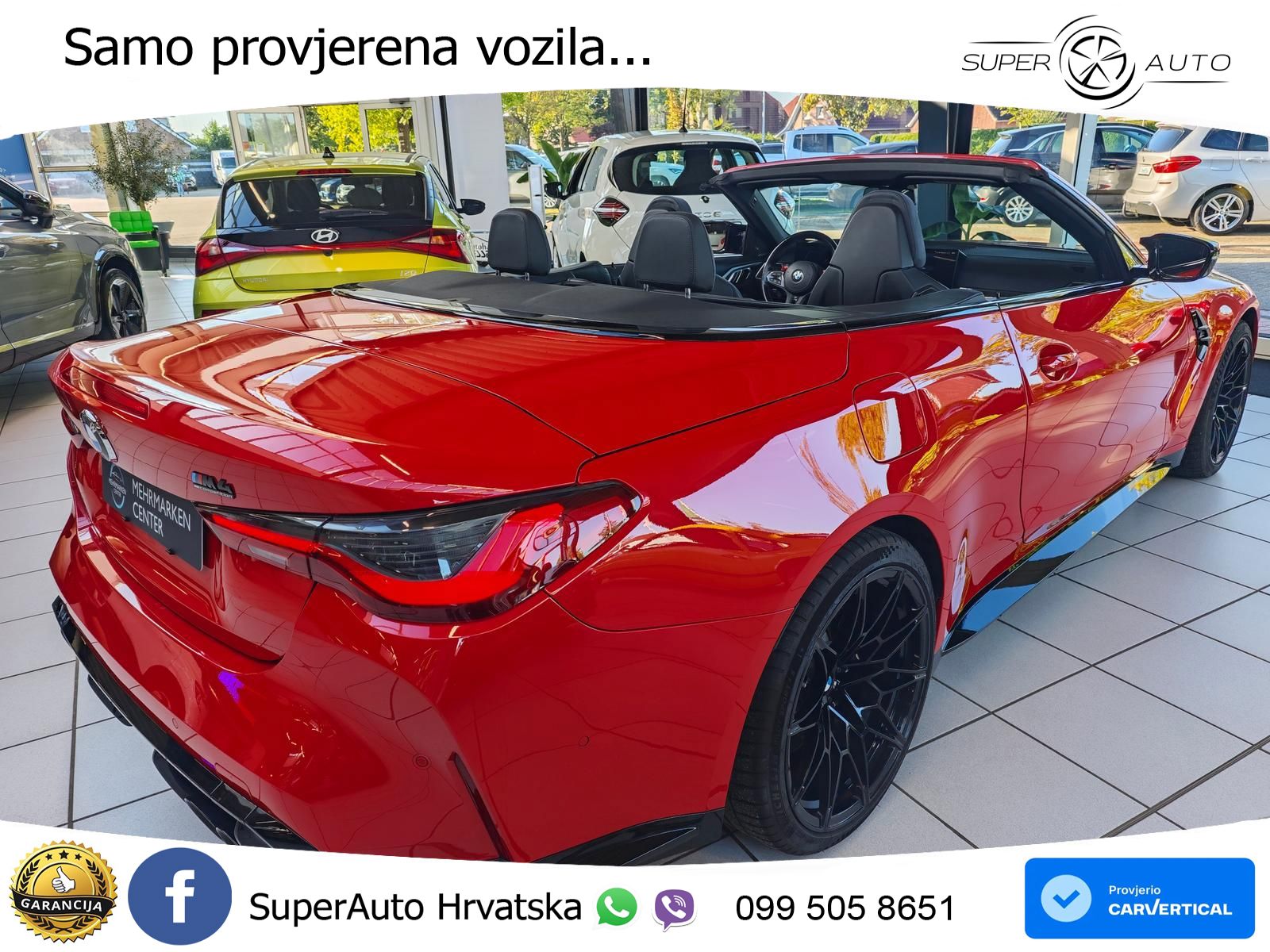 BMW M4 Convertible Competition 3.0 (510 KS) xDrive Steptronic LED+GR SJED+ACC