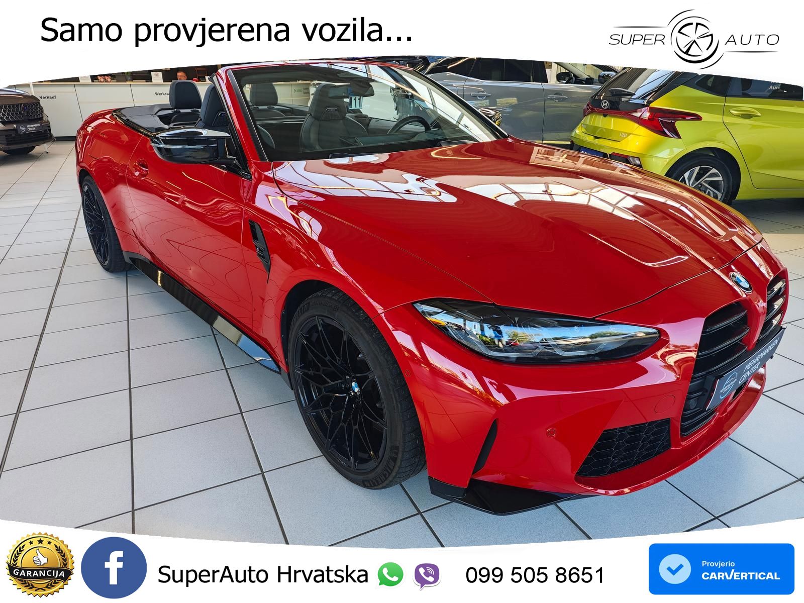 BMW M4 Convertible Competition 3.0 (510 KS) xDrive Steptronic LED+GR SJED+ACC