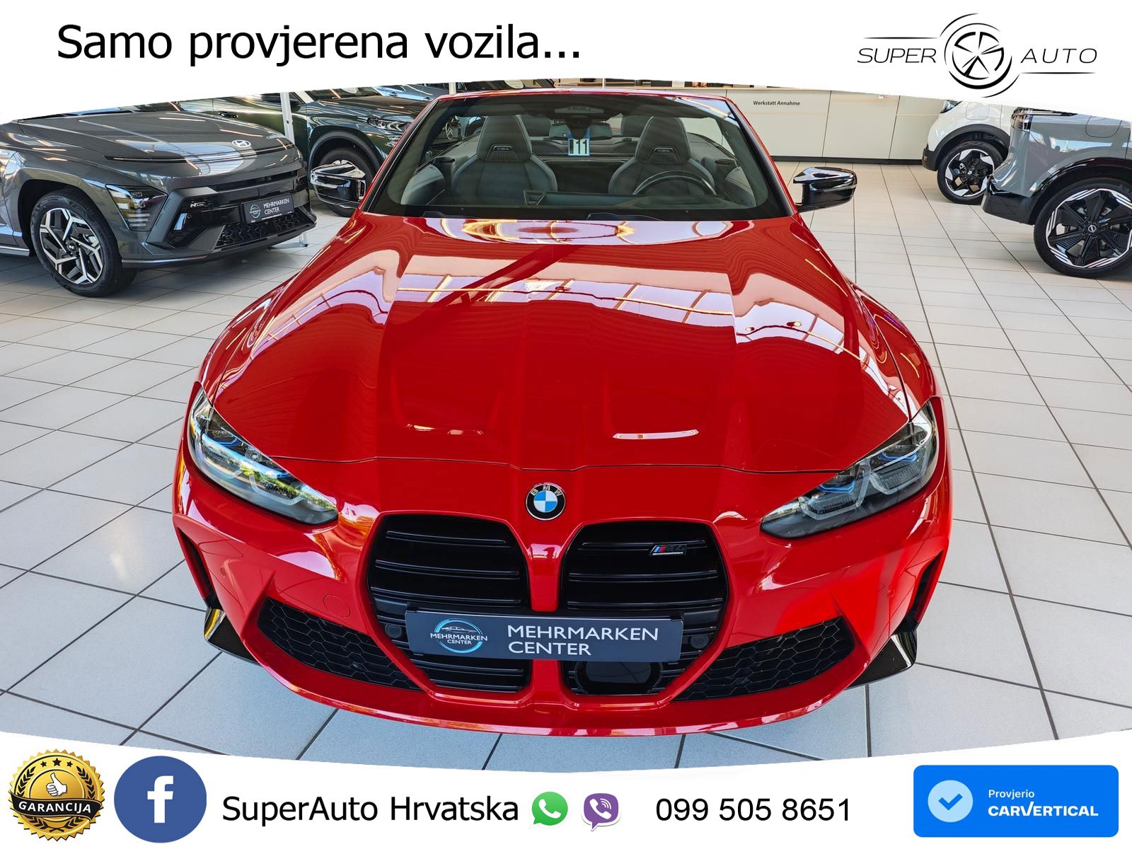 BMW M4 Convertible Competition 3.0 (510 KS) xDrive Steptronic LED+GR SJED+ACC