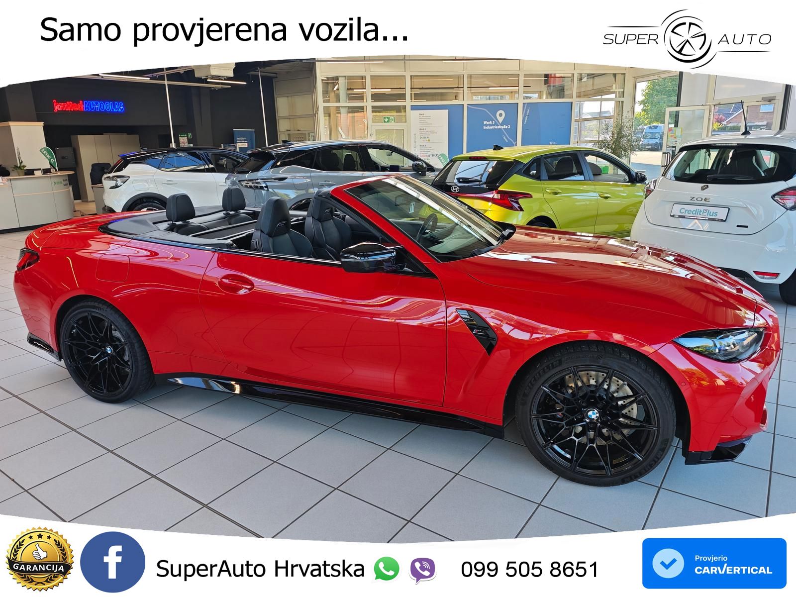 BMW M4 Convertible Competition 3.0 (510 KS) xDrive Steptronic LED+GR SJED+ACC