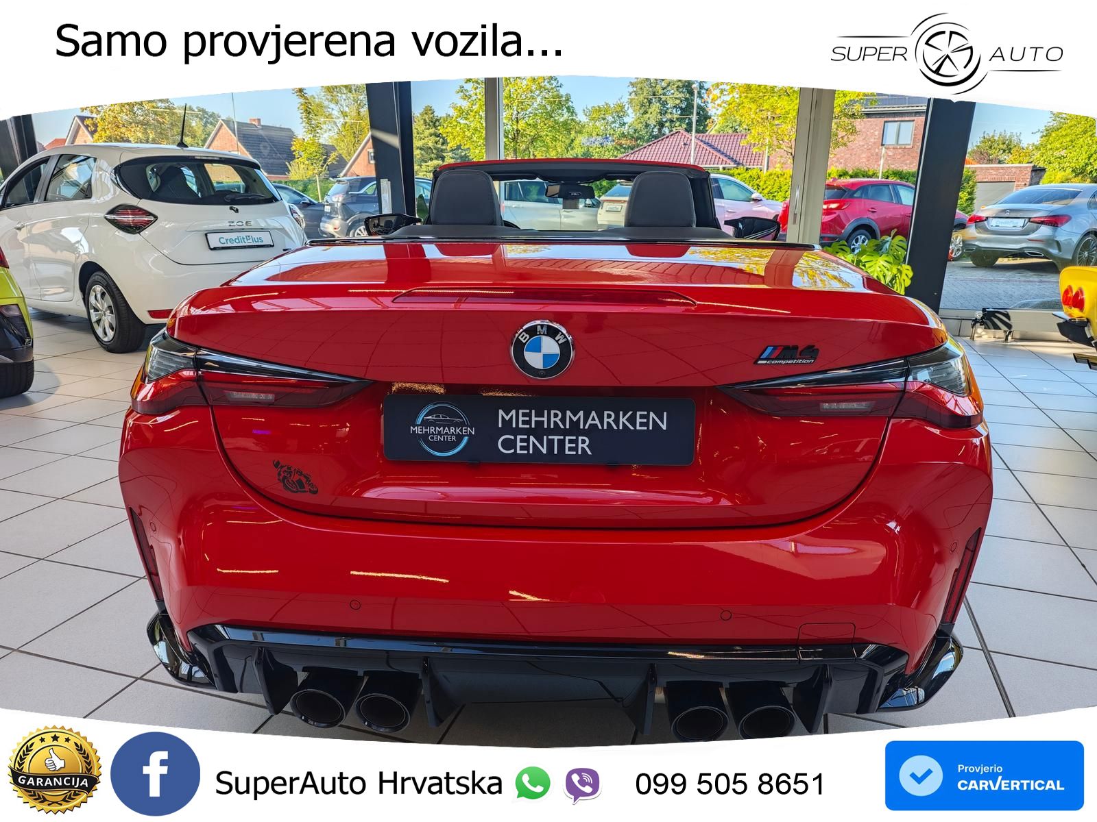 BMW M4 Convertible Competition 3.0 (510 KS) xDrive Steptronic LED+GR SJED+ACC