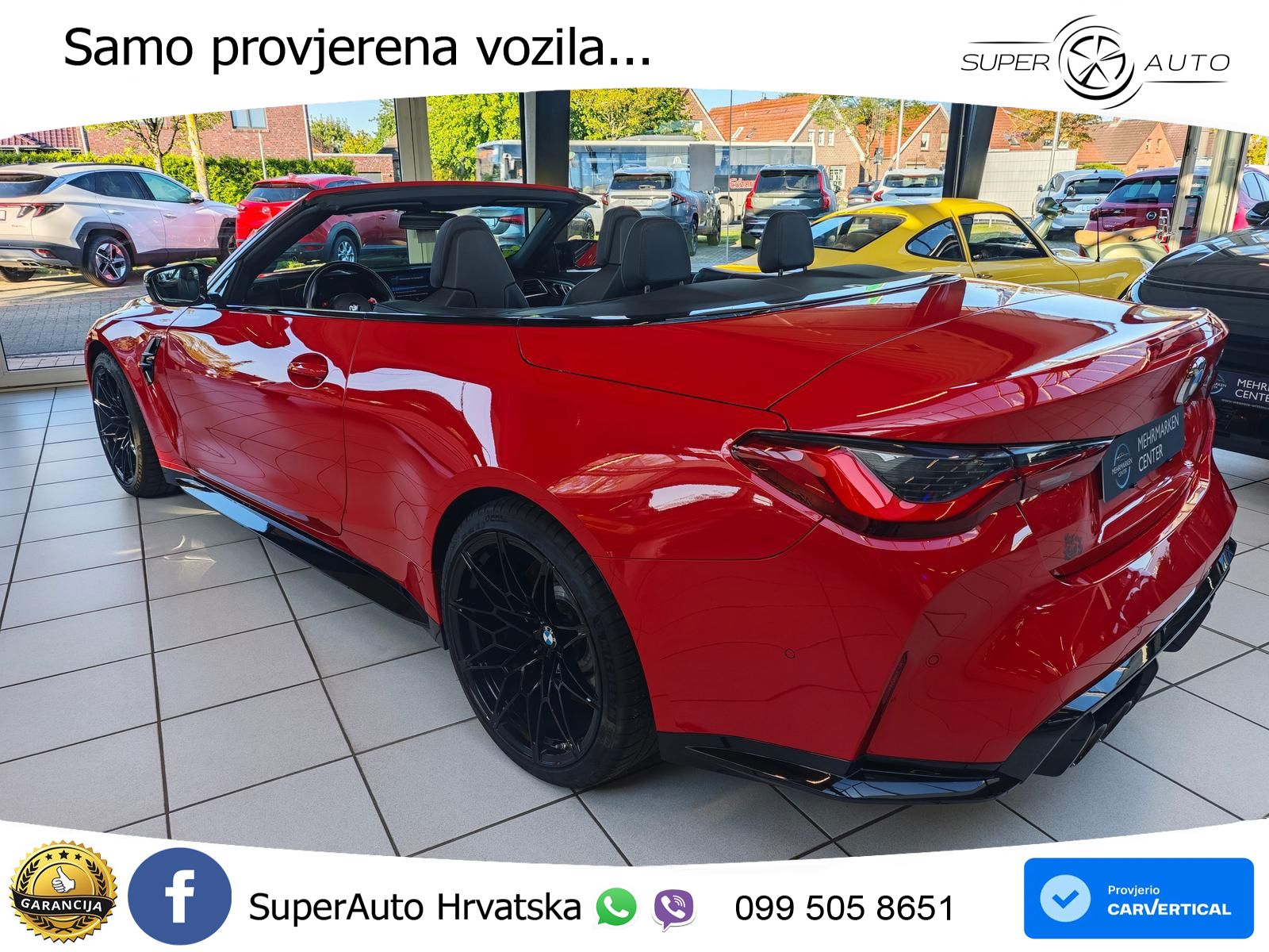 BMW M4 Convertible Competition 3.0 (510 KS) xDrive Steptronic LED+GR SJED+ACC